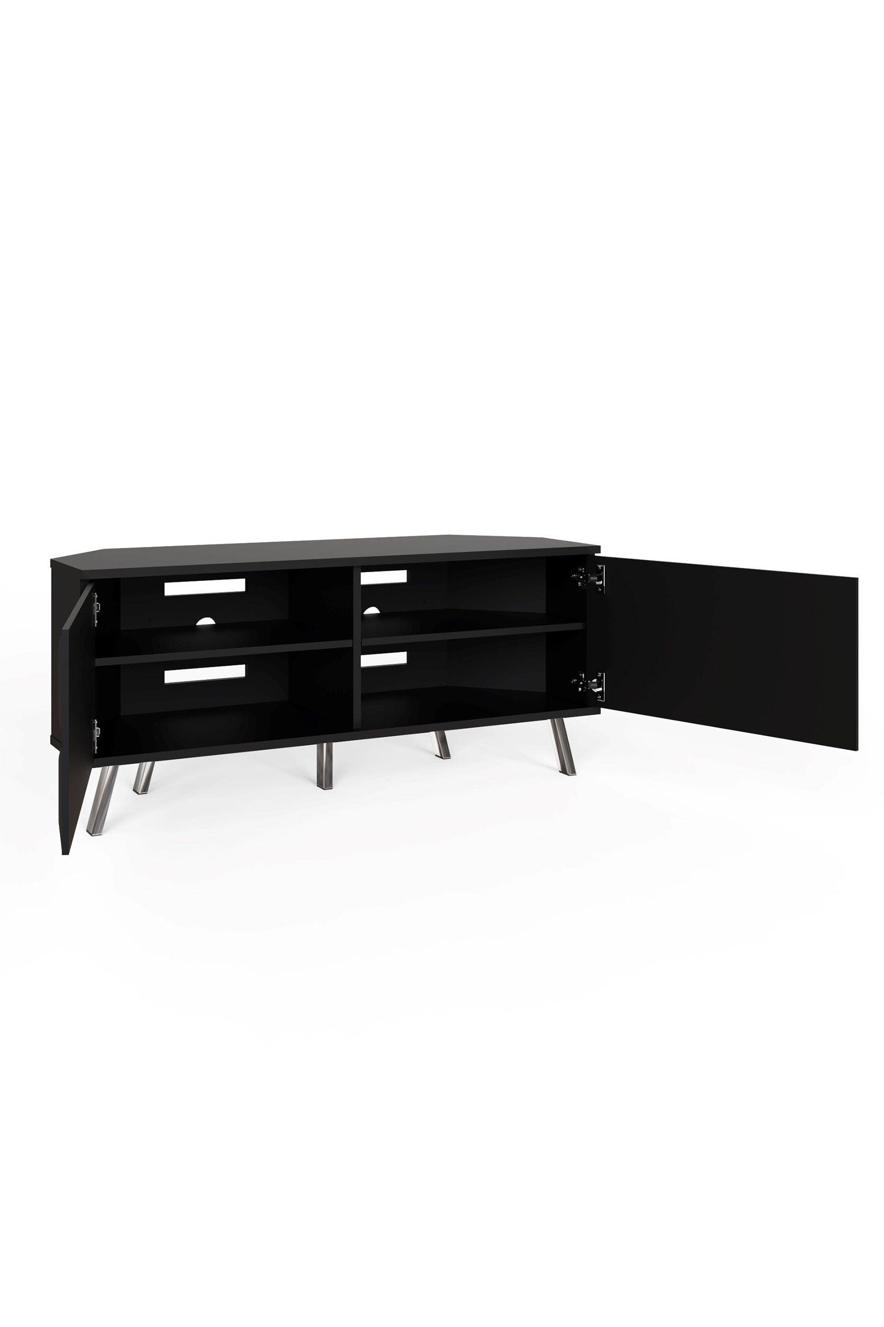 Buy Frank Olsen Black Elevate Smart LED Corner TV Stand from the Next