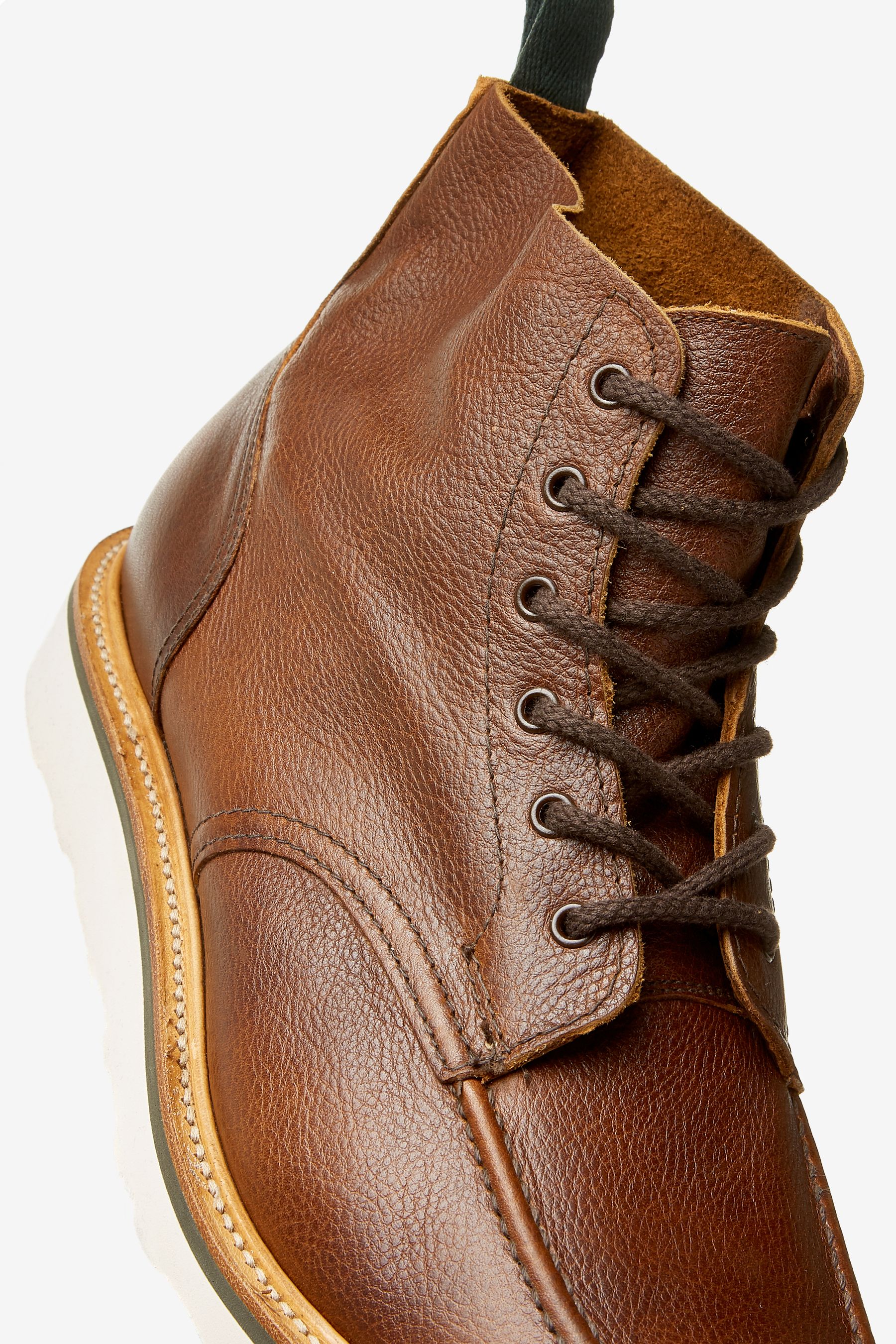 Buy Brown Sanders for Next Apron Boots from the Next UK online shop
