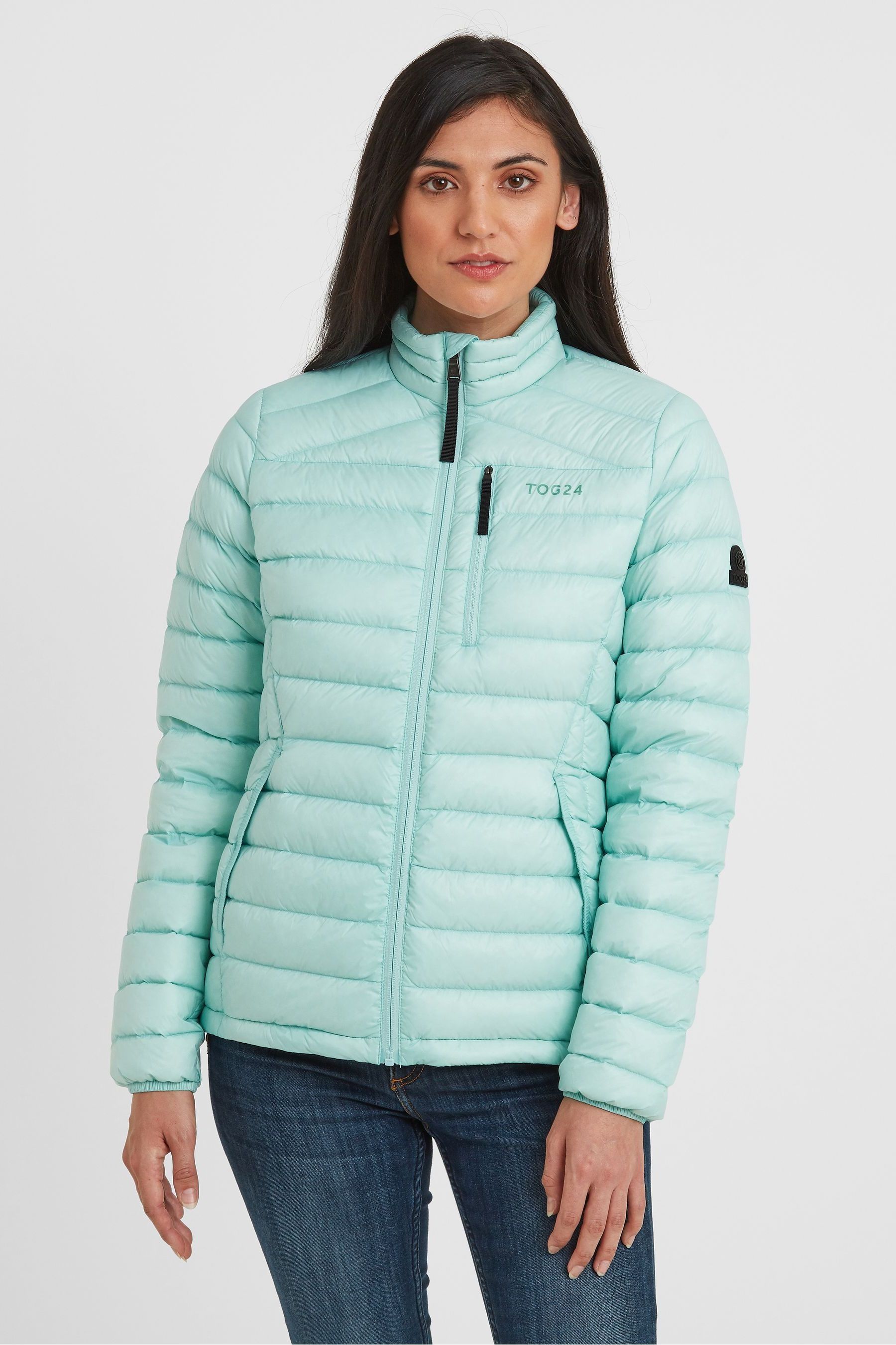 Buy Tog 24 Light Blue Drax Funnel Down Jacket from the Next UK online shop