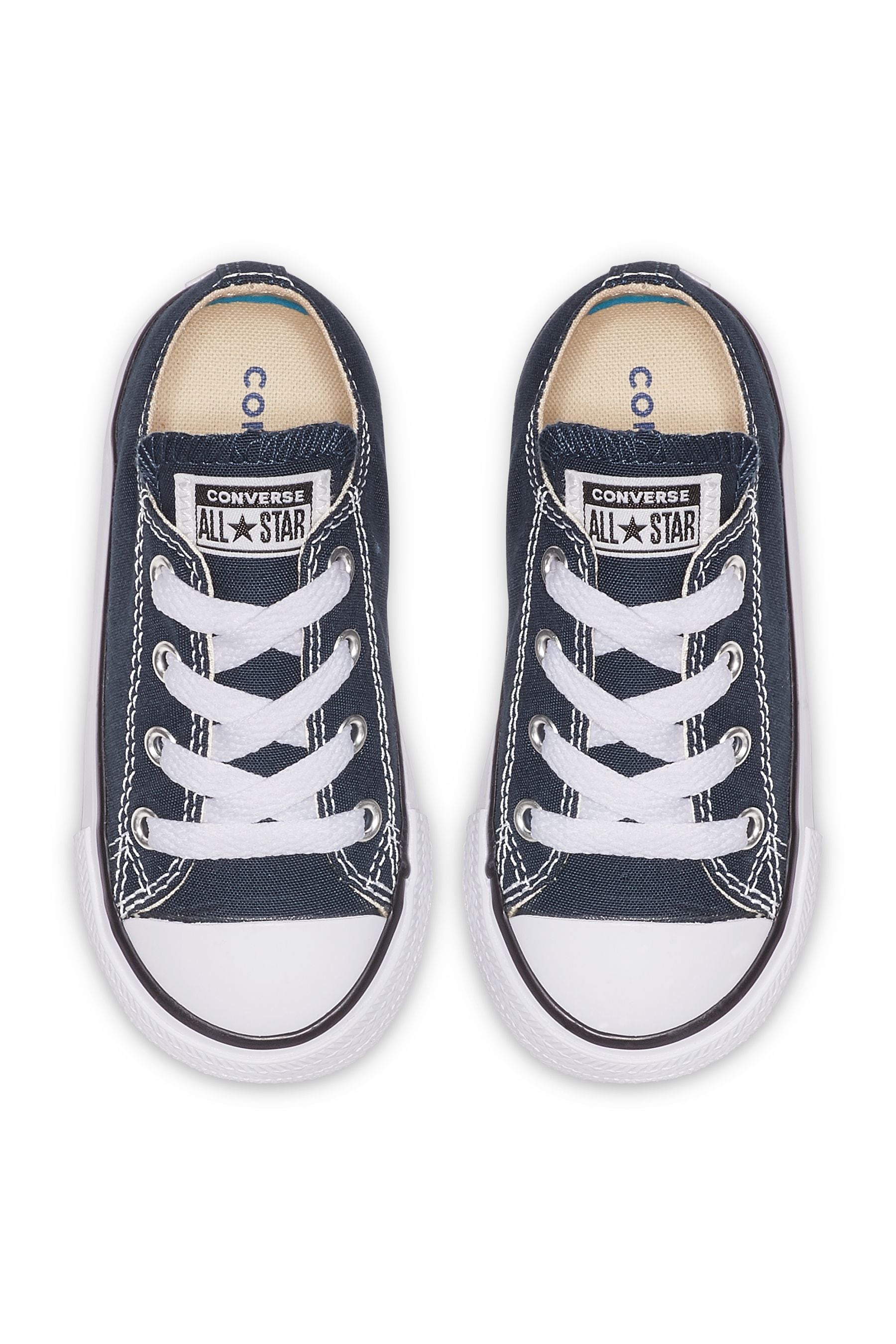 Buy Converse Navy Chuck Ox Infant Little Kids High Trainers from the ...