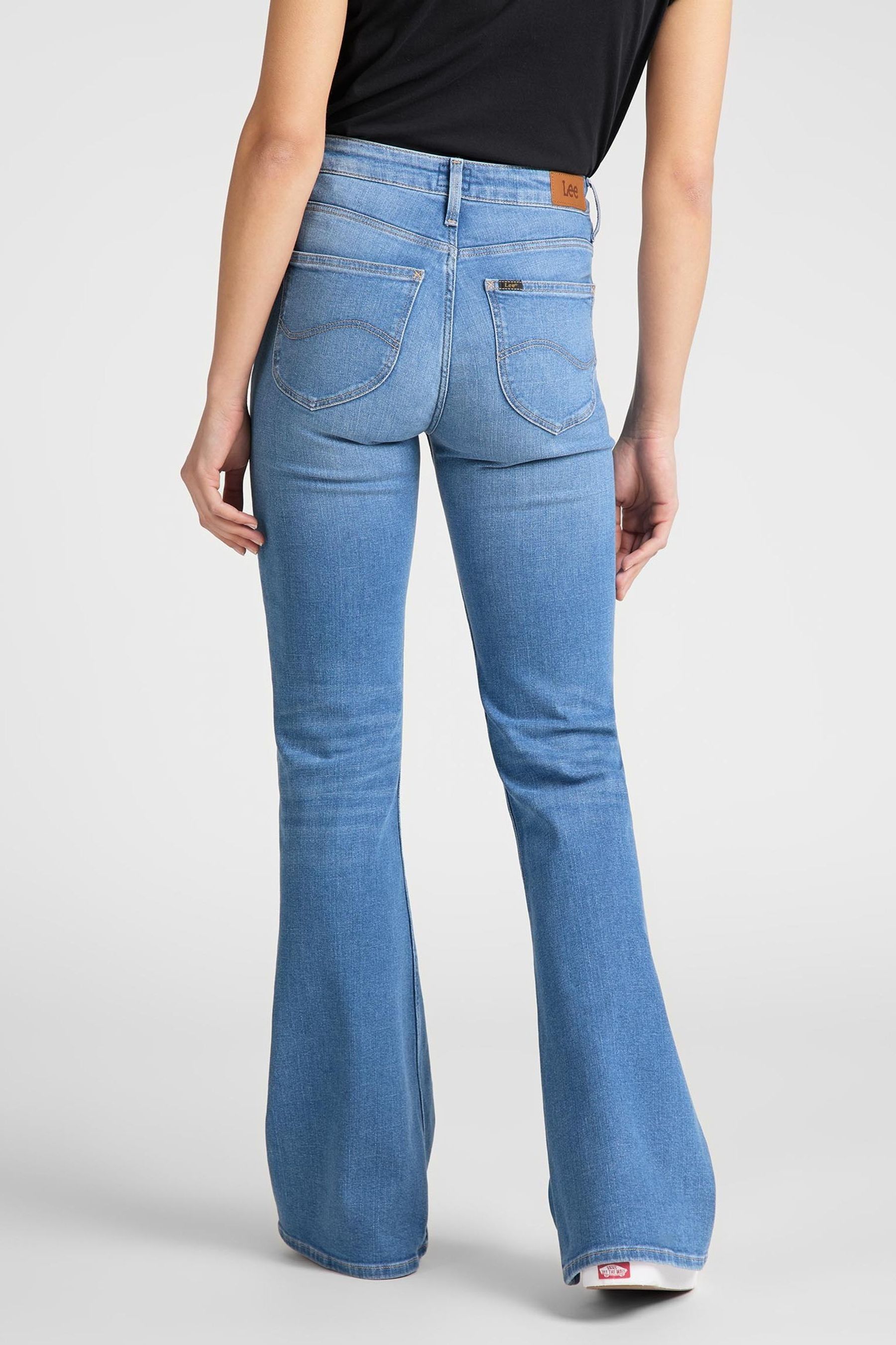 Buy Lee® Breese High Waist Flare Jeans from the Next UK online shop