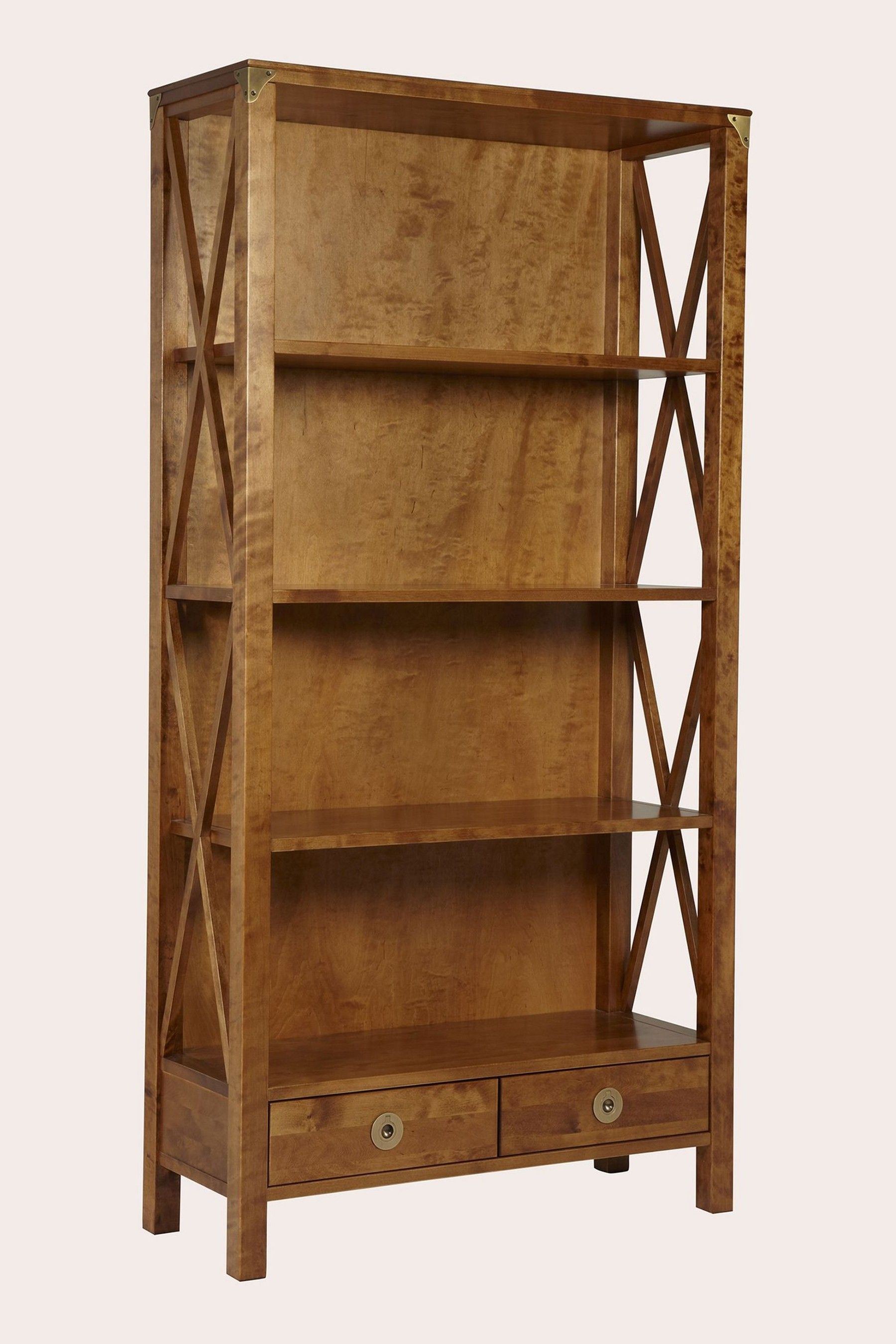 Buy Laura Ashley Honey Gold Balmoral 2 Drawer Single Bookcase from the Next UK online shop