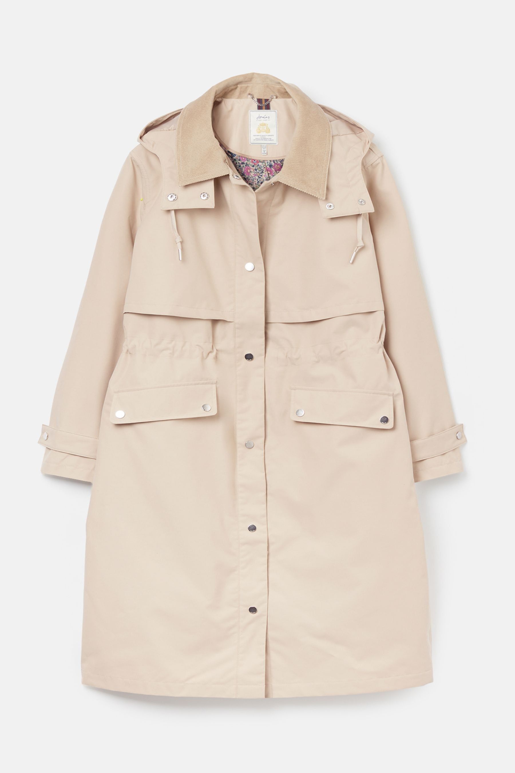 Buy Joules Brampton Hybrid White Trench Coat from Next Luxembourg