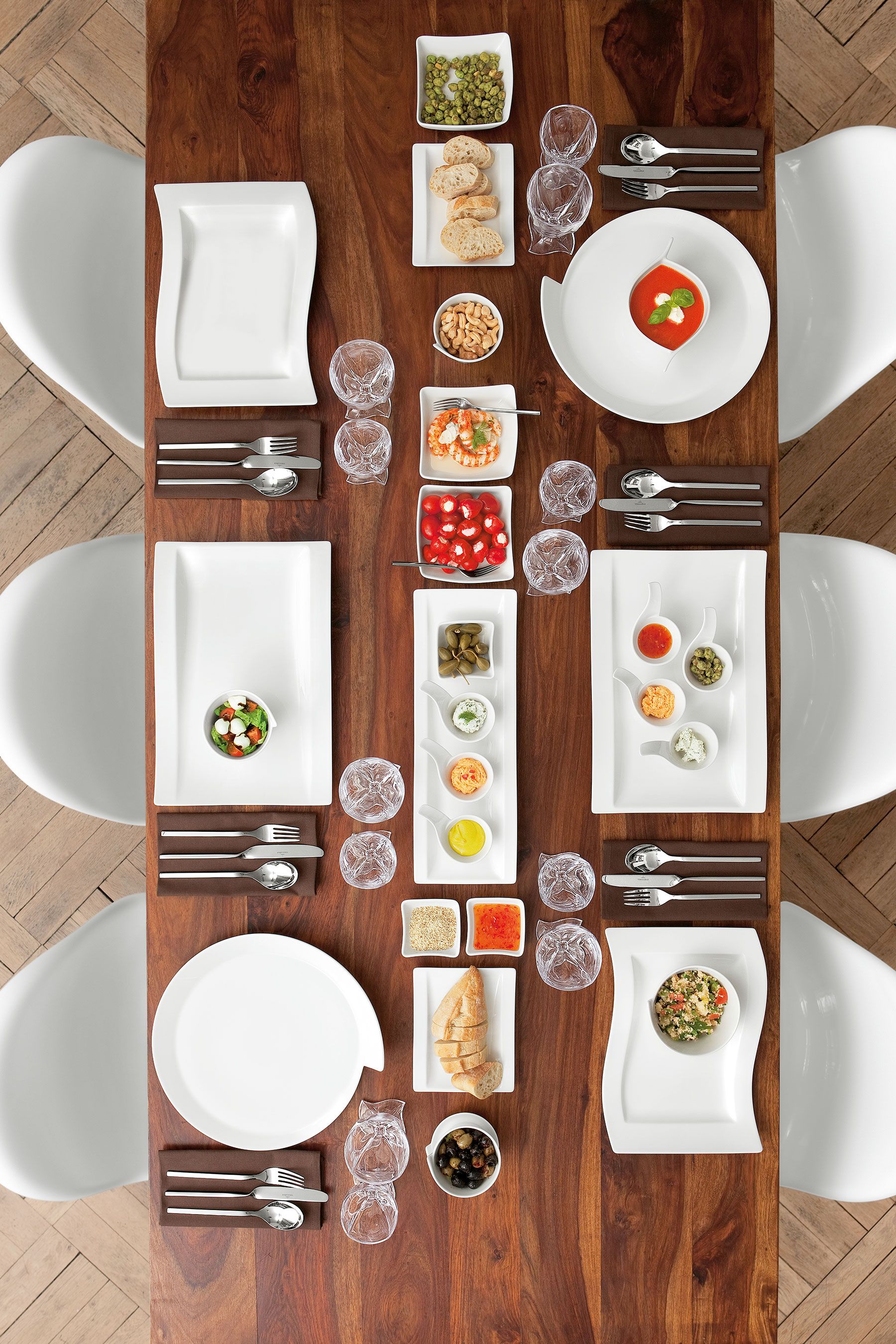 Buy Villeroy & Boch 5 Piece White NewWave Antipasti Serveware Set from the Next UK online shop