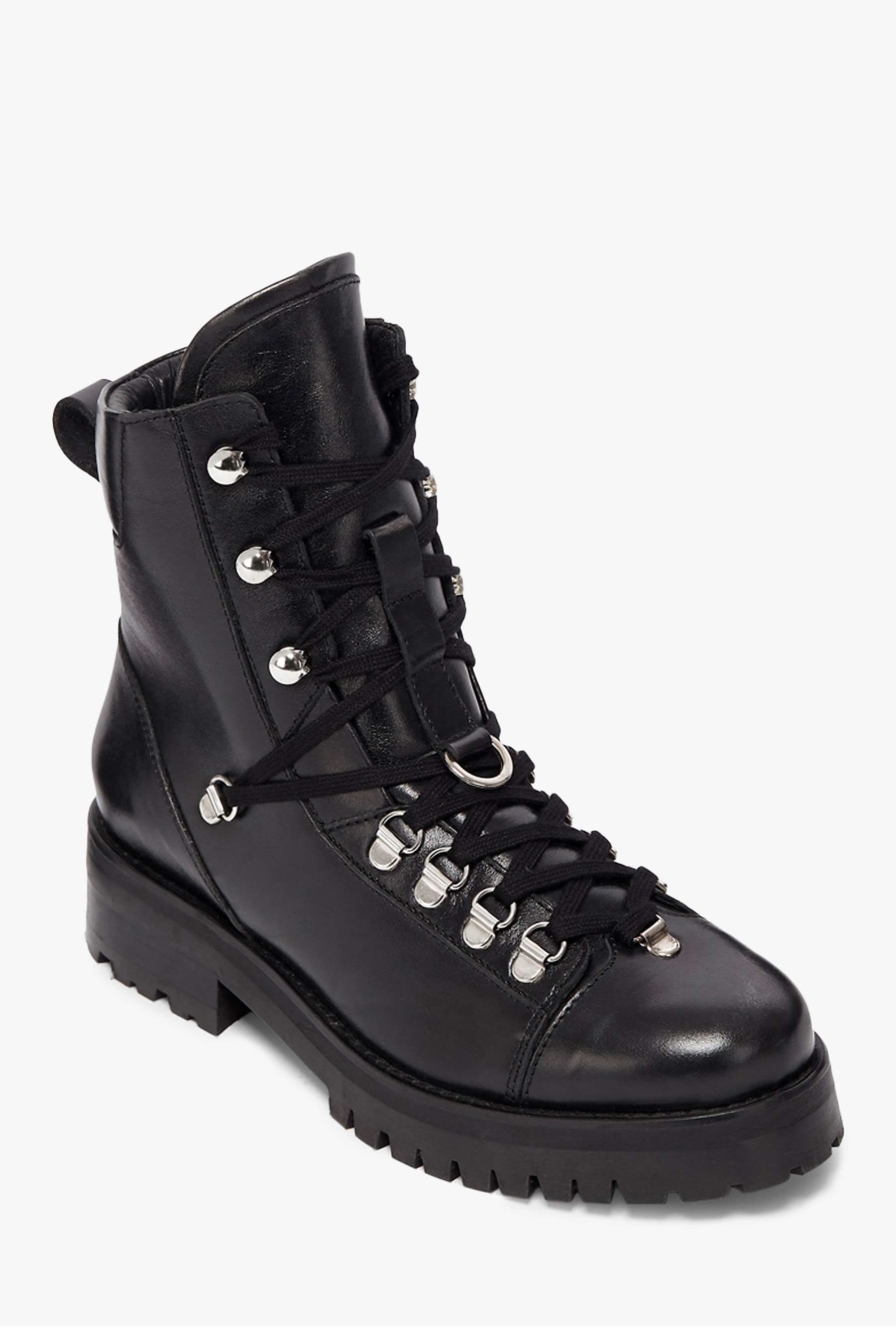 Buy AllSaints Black Franka Ankle Calf Boots from the Next UK online shop