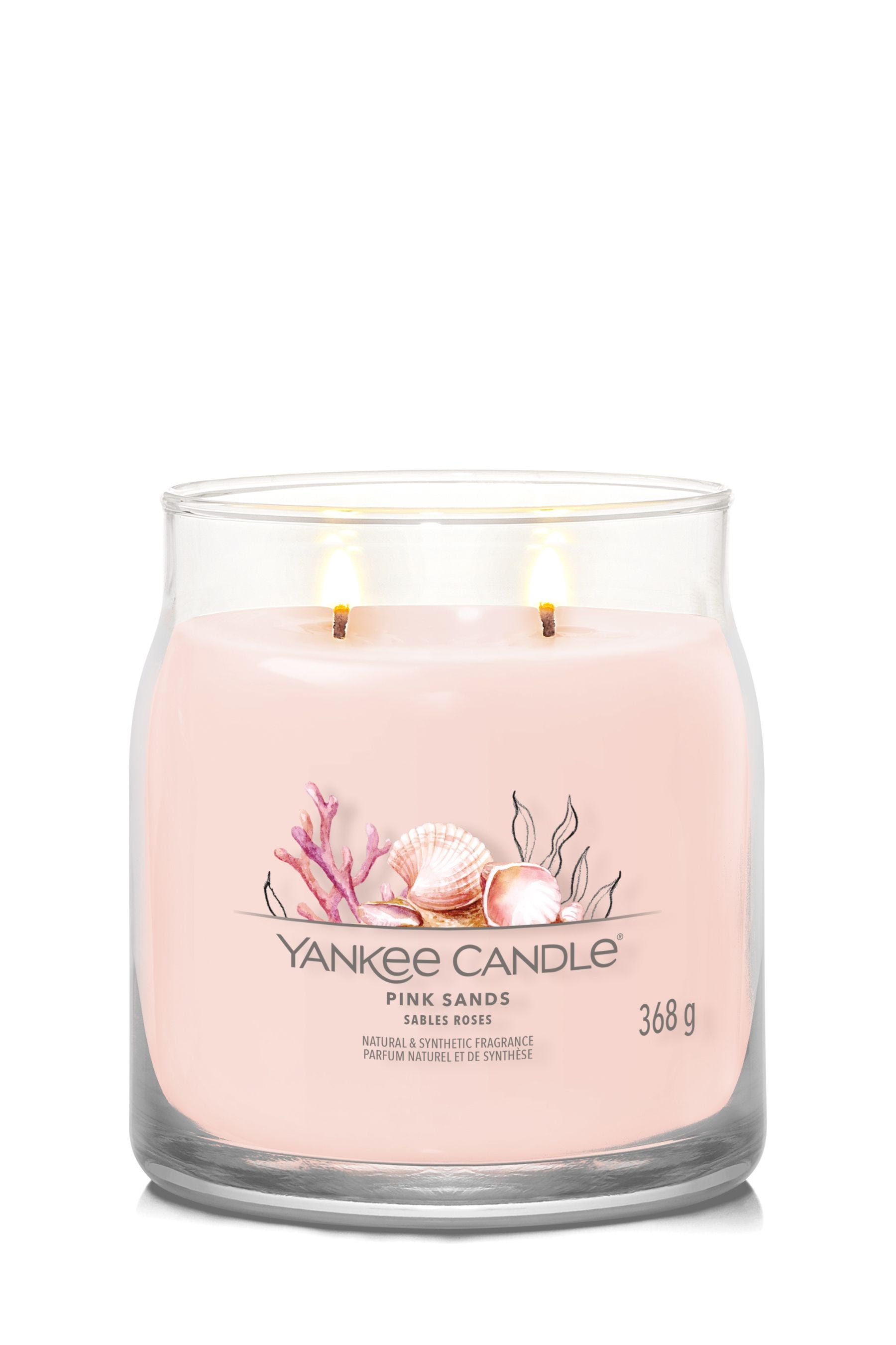 Buy Yankee Candle Pink Signature Medium Jar Sands Scented Candle from