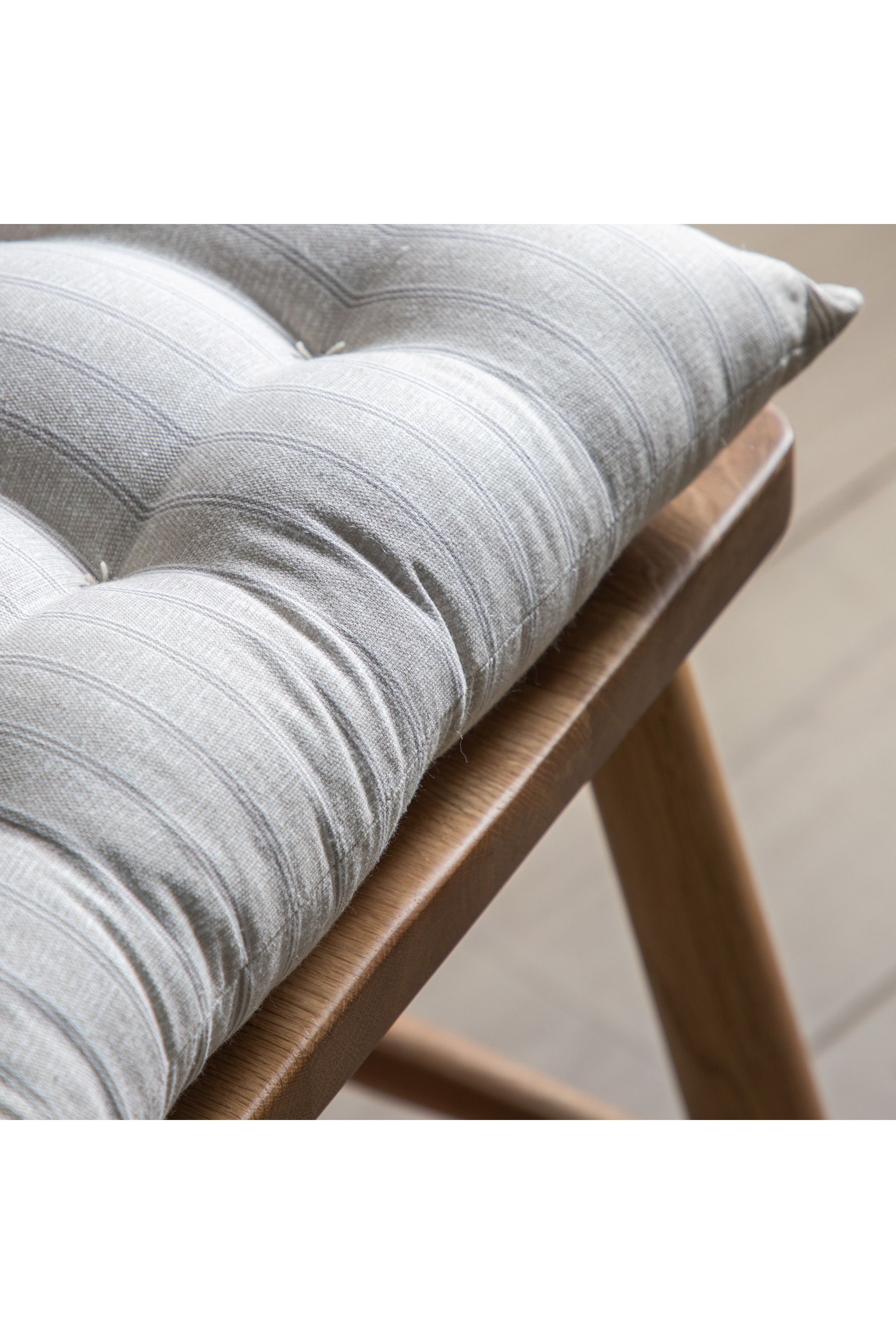 Buy Gallery Home Set of 2 Natural Striped Reversible Seat Pads from the