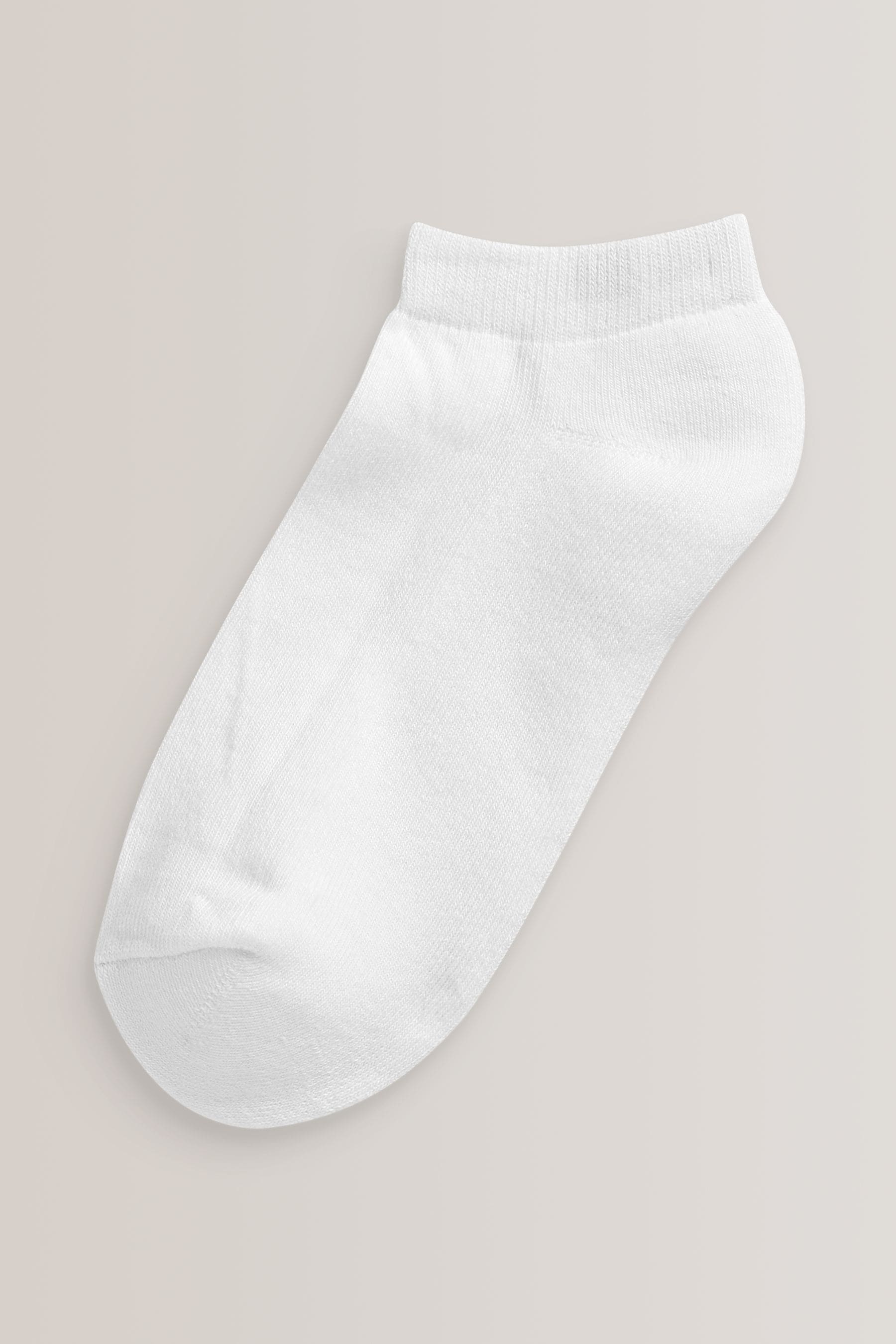 Buy White 5 Pack Cotton Rich Cushioned Sole Trainer Socks from the Next ...