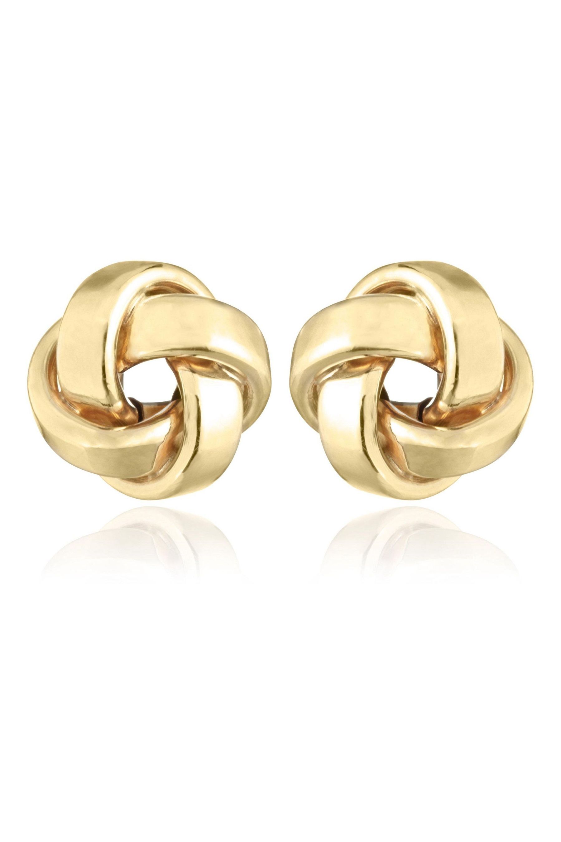Buy Beaverbrooks 9ct Gold Knot Stud Earrings from the Next UK online shop