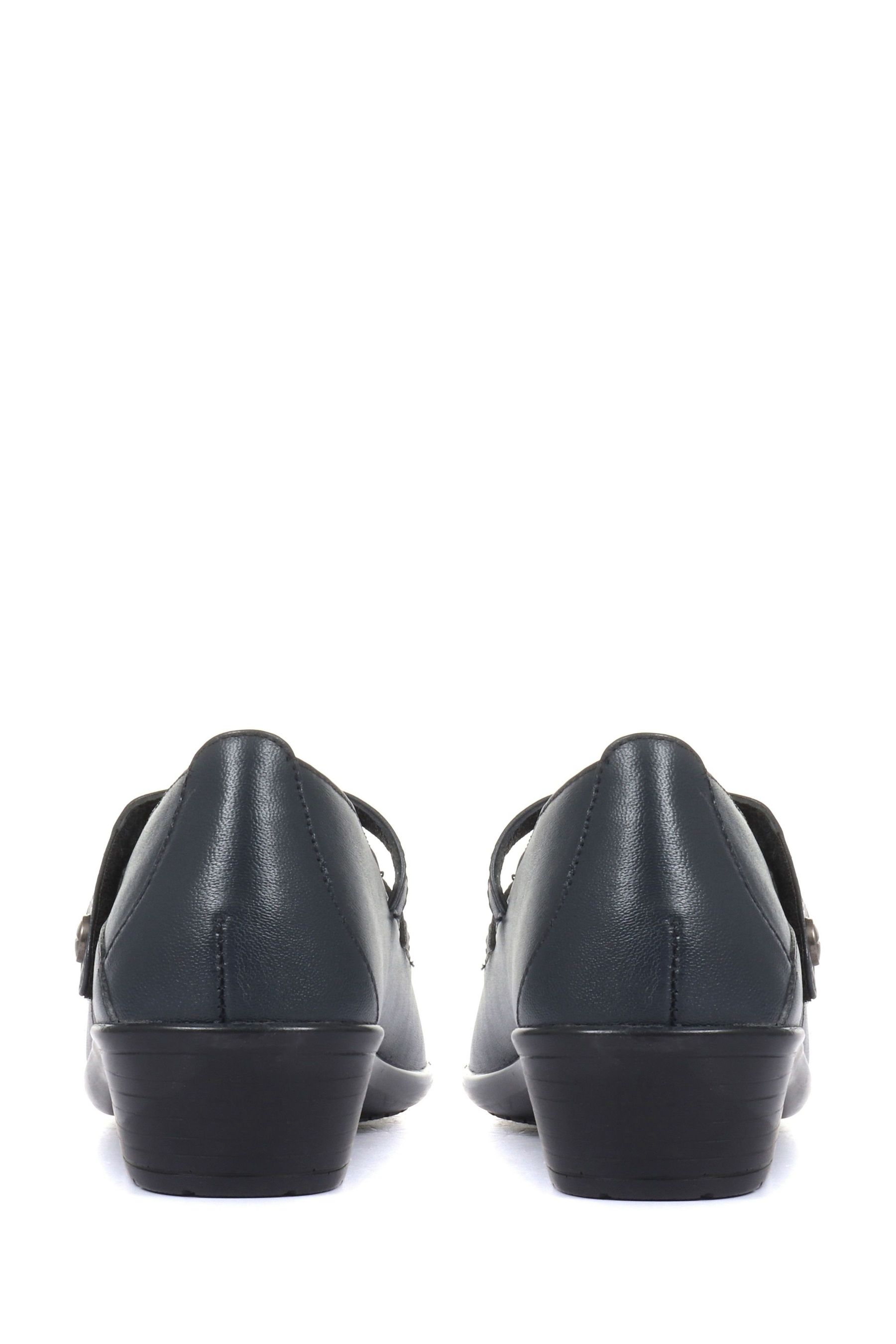 Buy Pavers Wide Fit Leather MaryJane Shoes With Split Strap from the