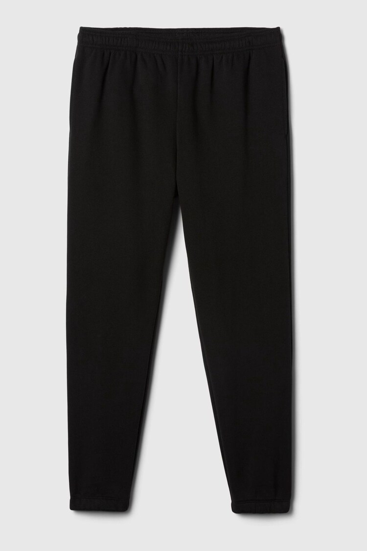 Negro - Pantalones de chándal suaves con forro polar y logotipo de estilo vintage de Gap - Imagen 1 de 1