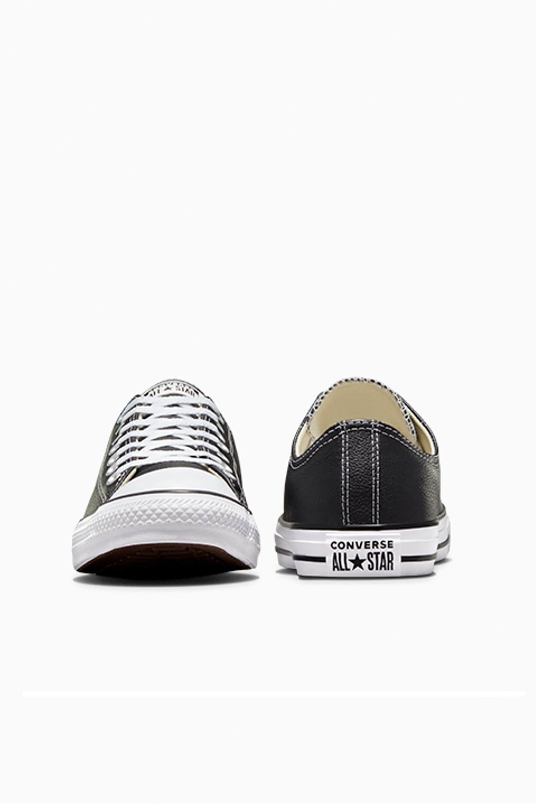 Buy Converse Black Leather Ox Trainers from the Next UK online shop