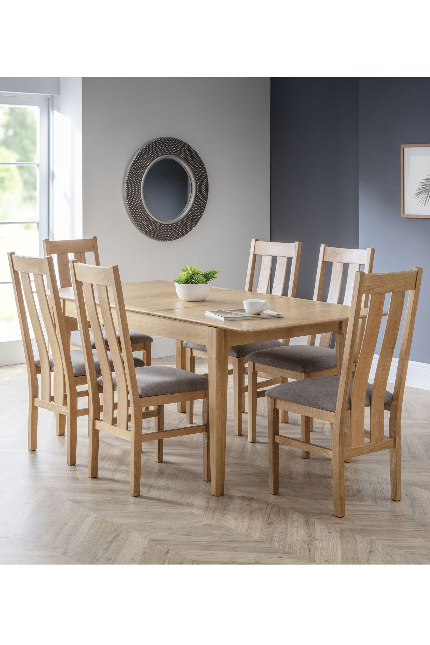 Buy Julian Bowen Oak Cotswold Extending Dining Table from the Next UK