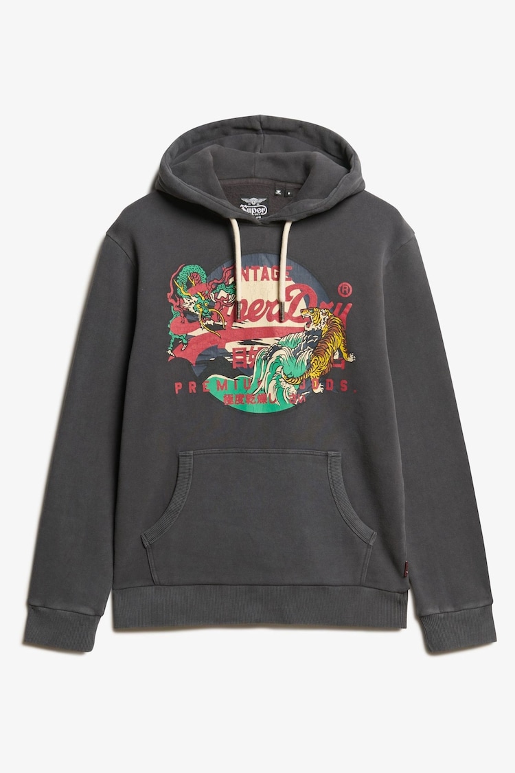 Superdry Blackboard Tokyo Vintage Logo Hoodie - Image 1 of 1