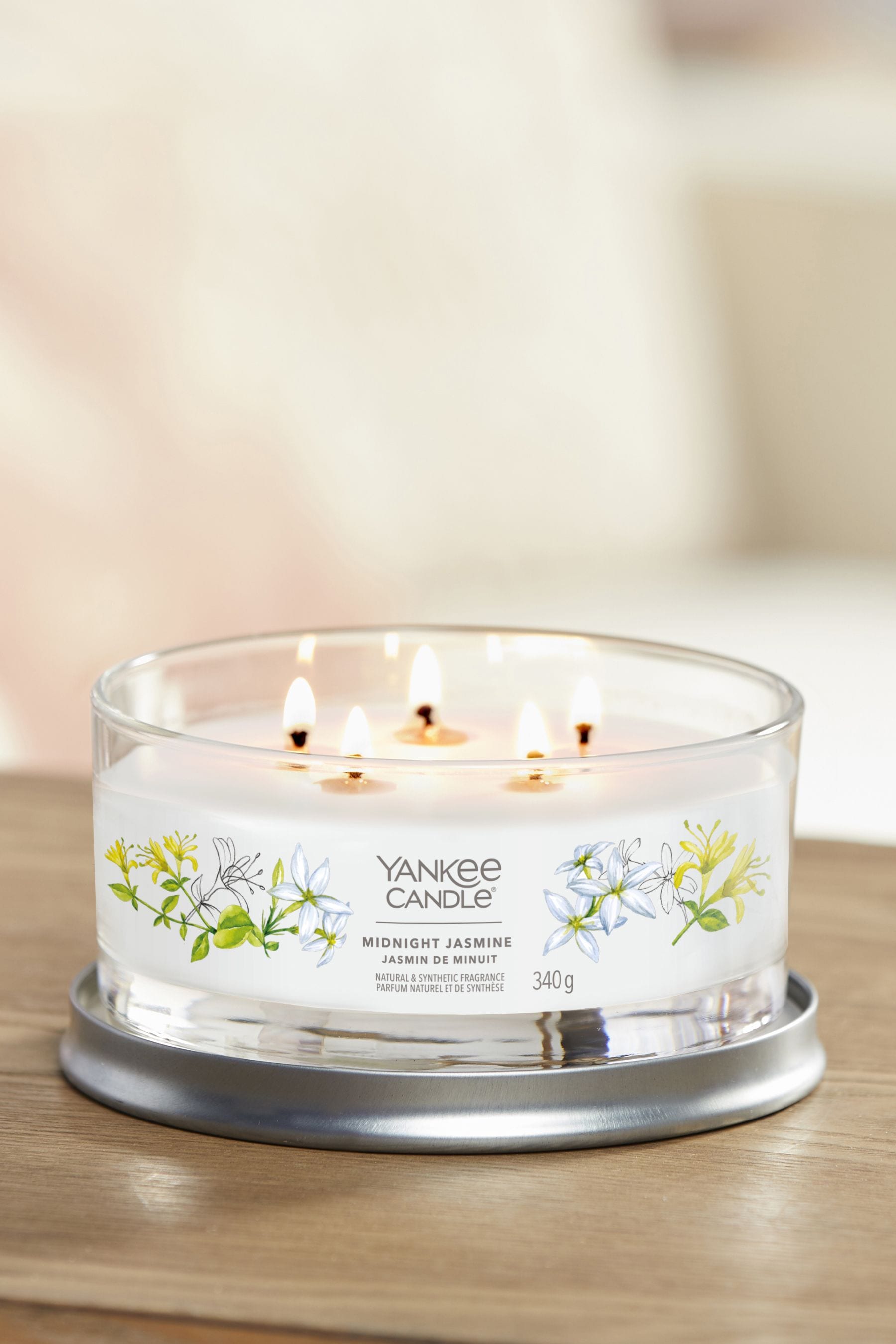 Buy Yankee Candle White Signature Multiwick Tumbler Midnight Jasmine