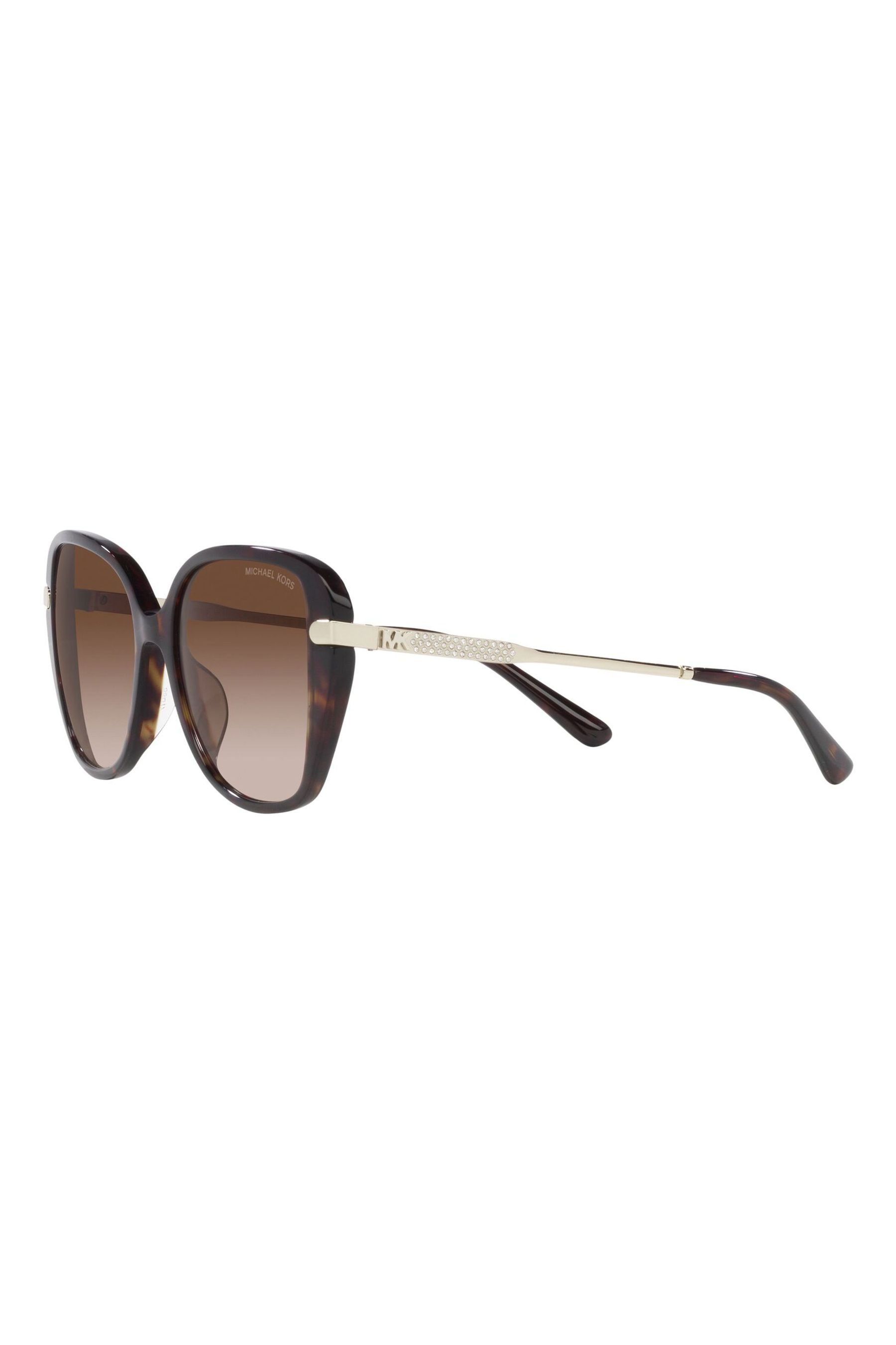Buy Michael Kors Flatiron Brown Sunglasses from the Next UK online shop