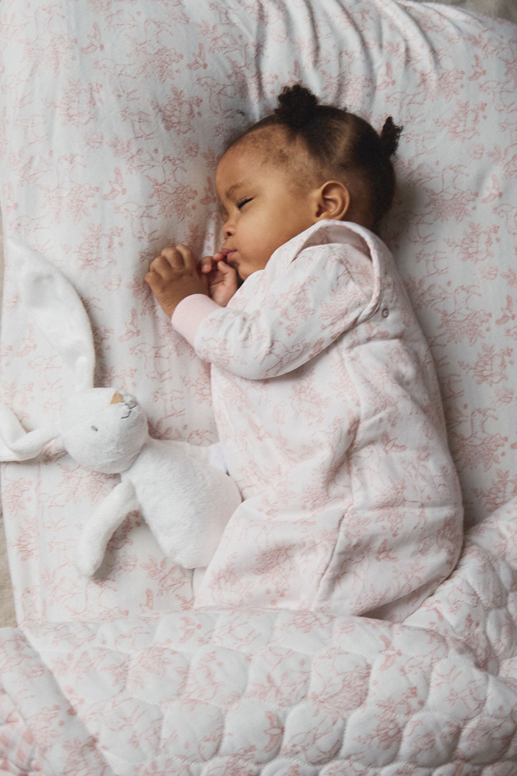 Buy The Little Tailor Pink Easter Bunny Print 2 Pack Baby Fitted Jersey