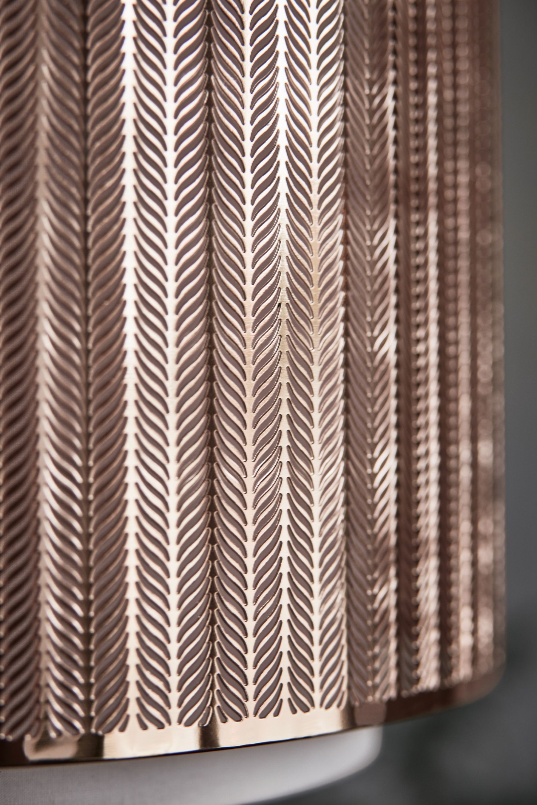 Buy Rose Gold Jada Easy Fit Lamp Shade from Next Ireland