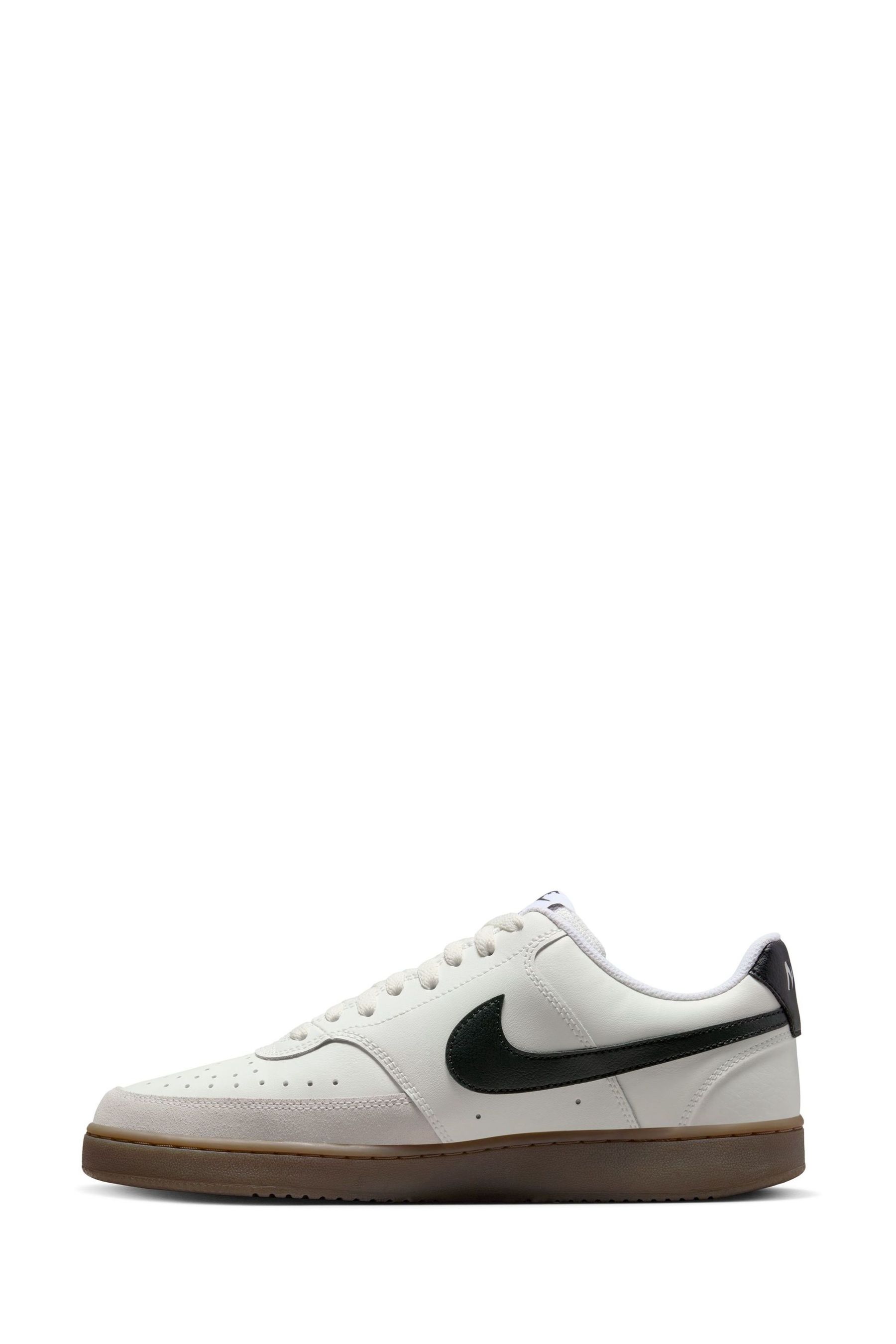 Buy Nike Brown/White Court Vision Low Trainers from the Next UK online shop