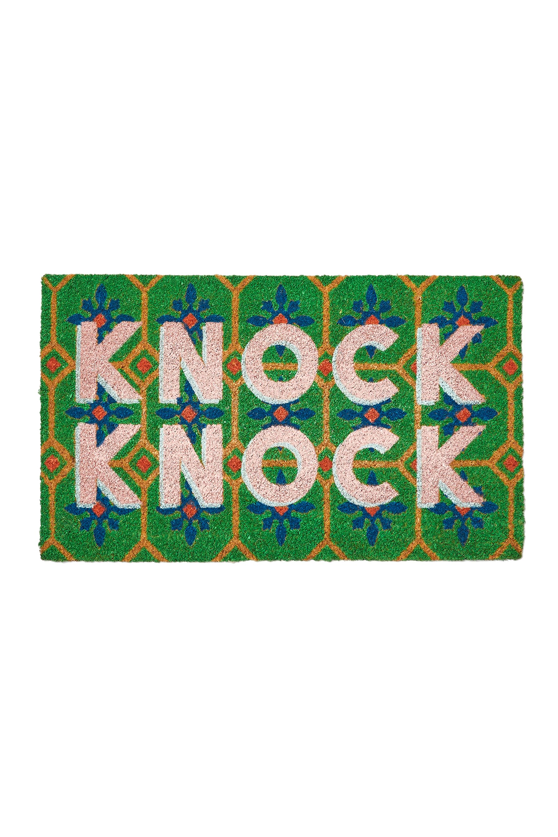 Buy Oliver Bonas Pink Knock Knock Doormat from the Next UK online shop
