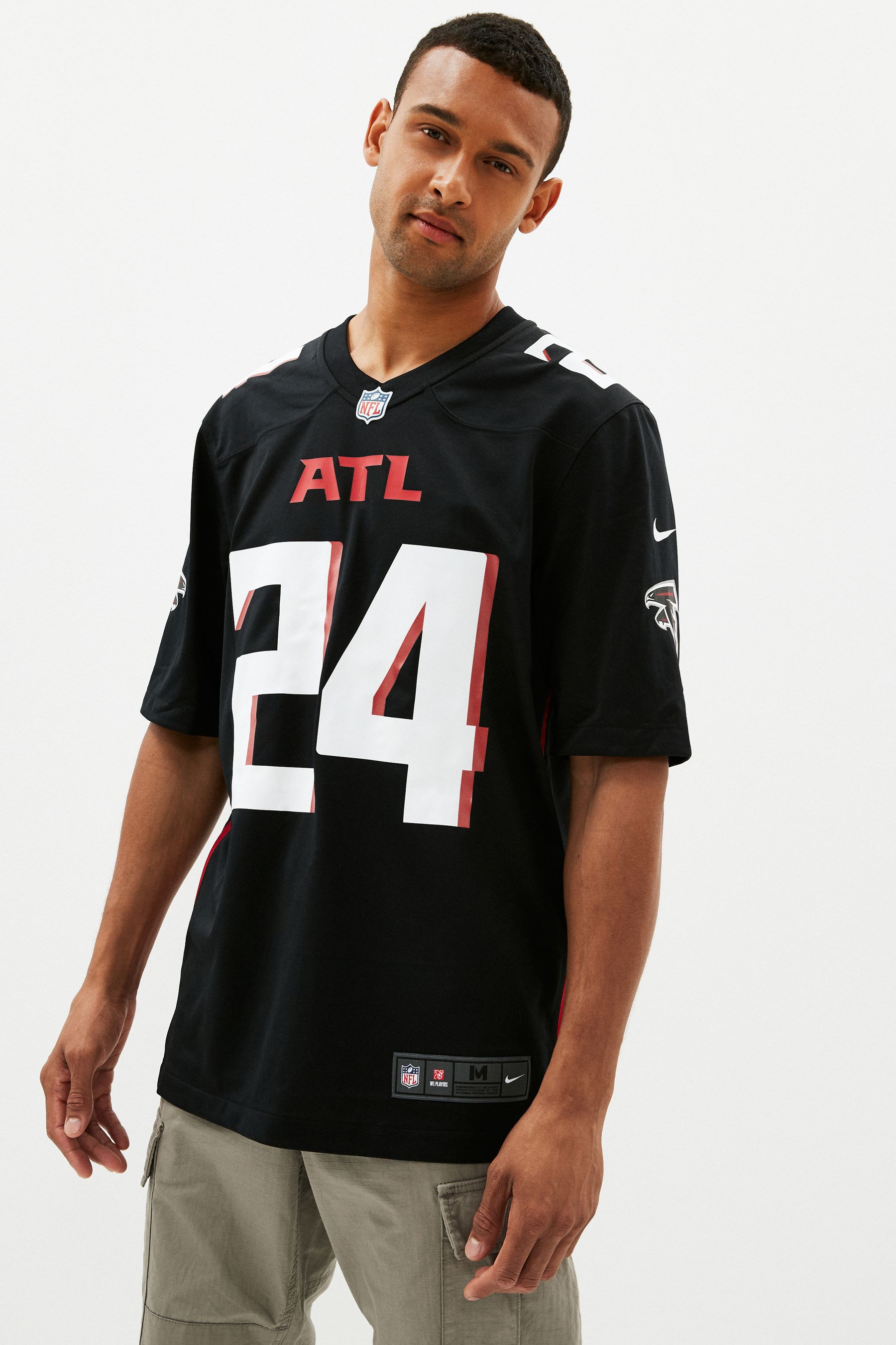 Buy Nike Black NFL Atlanta Falcons Home Game Jersey AJ Terrell Jr
