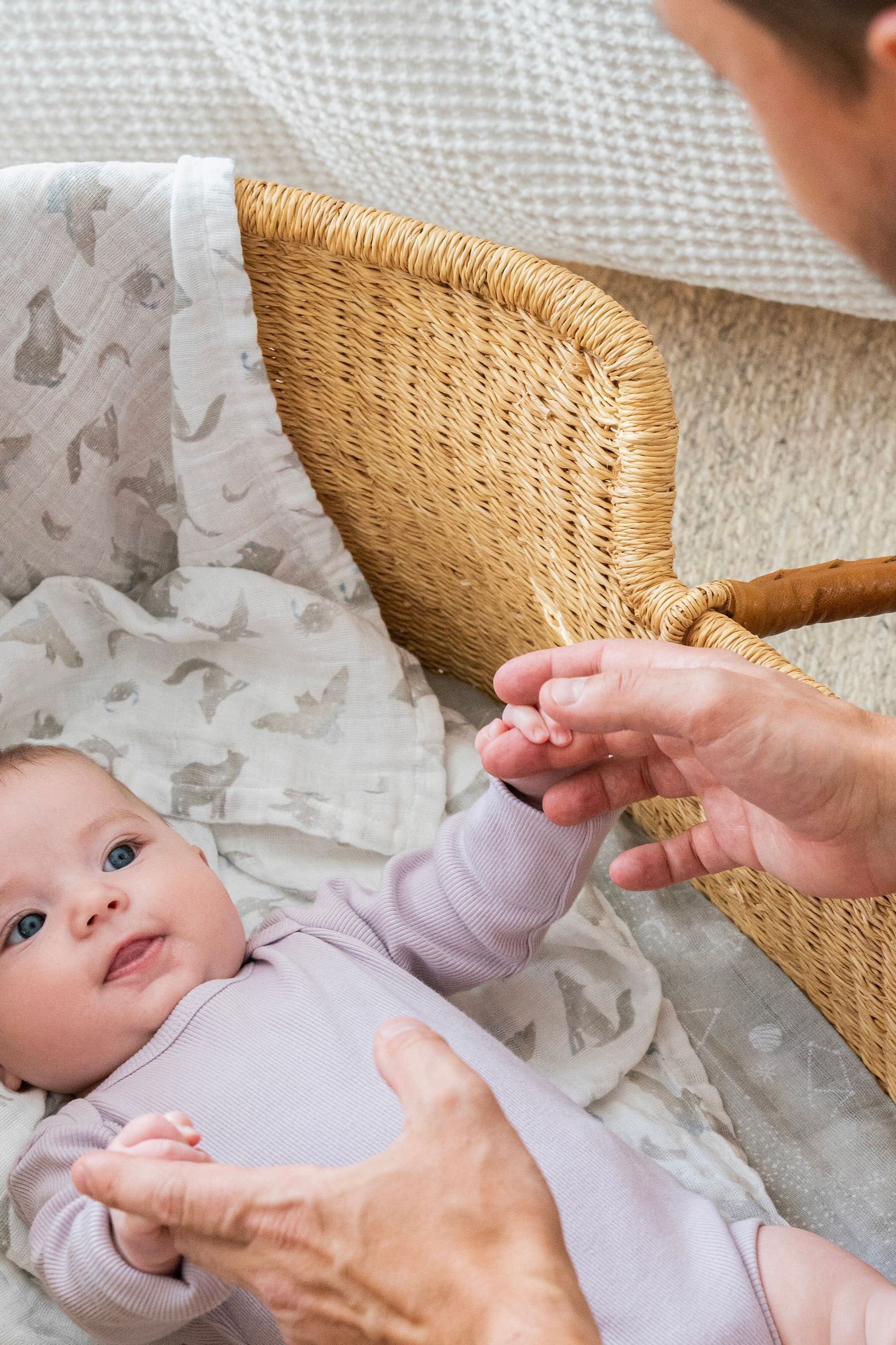 Buy aden+anais White Organic Cotton Muslin Blankets 2 Pack from the