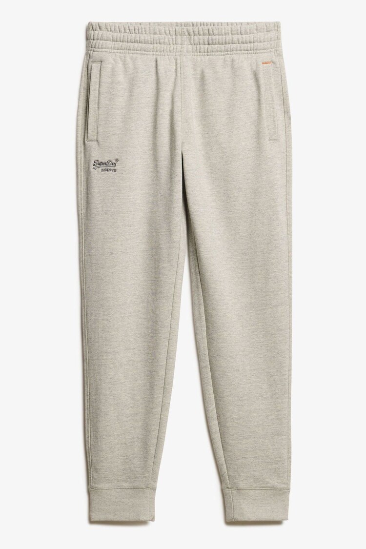 Superdry Light Grey Marl Essential Logo Joggers - Image 1 of 1