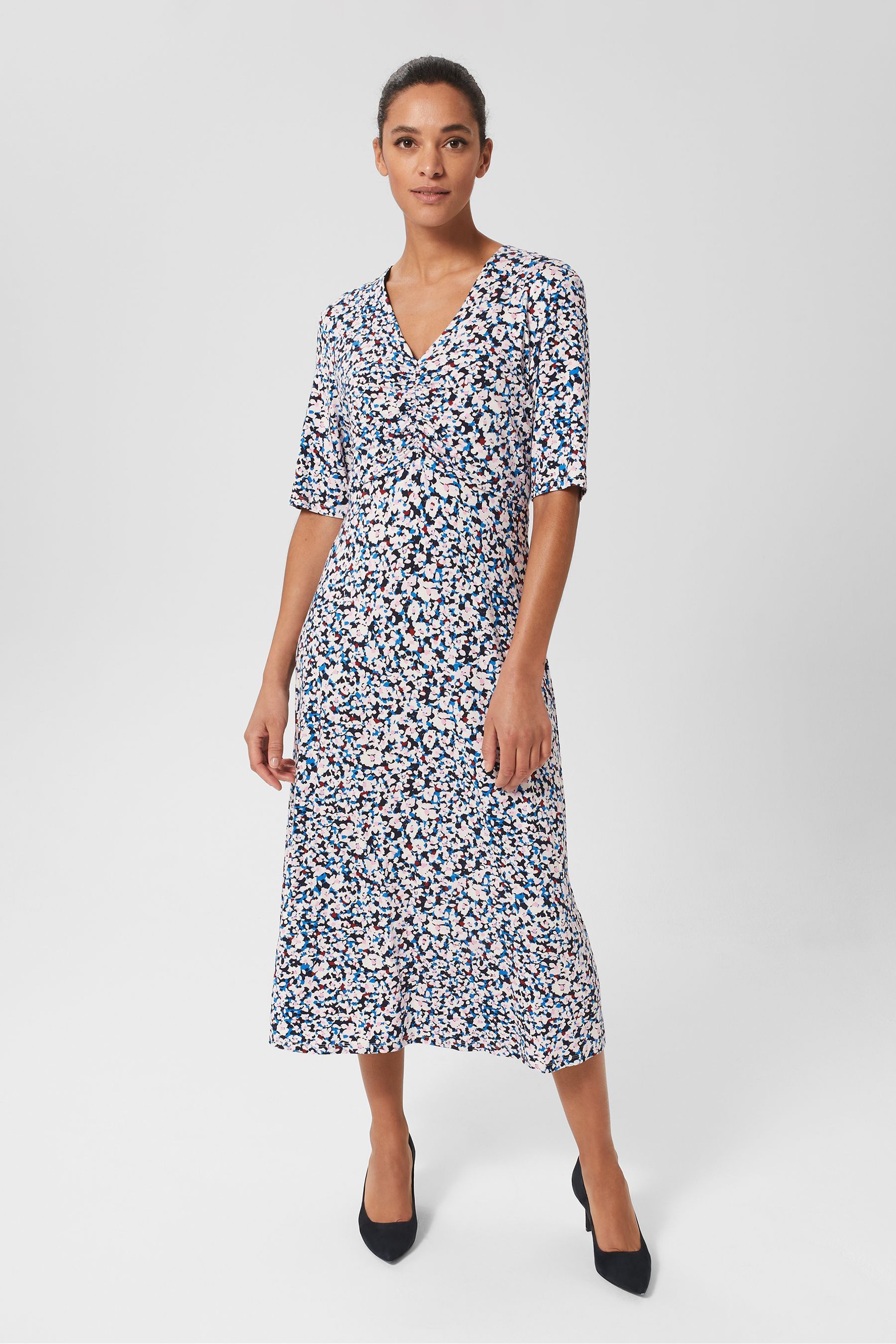 Buy Hobbs Blue Petite Frankie Dress from the Next UK online shop