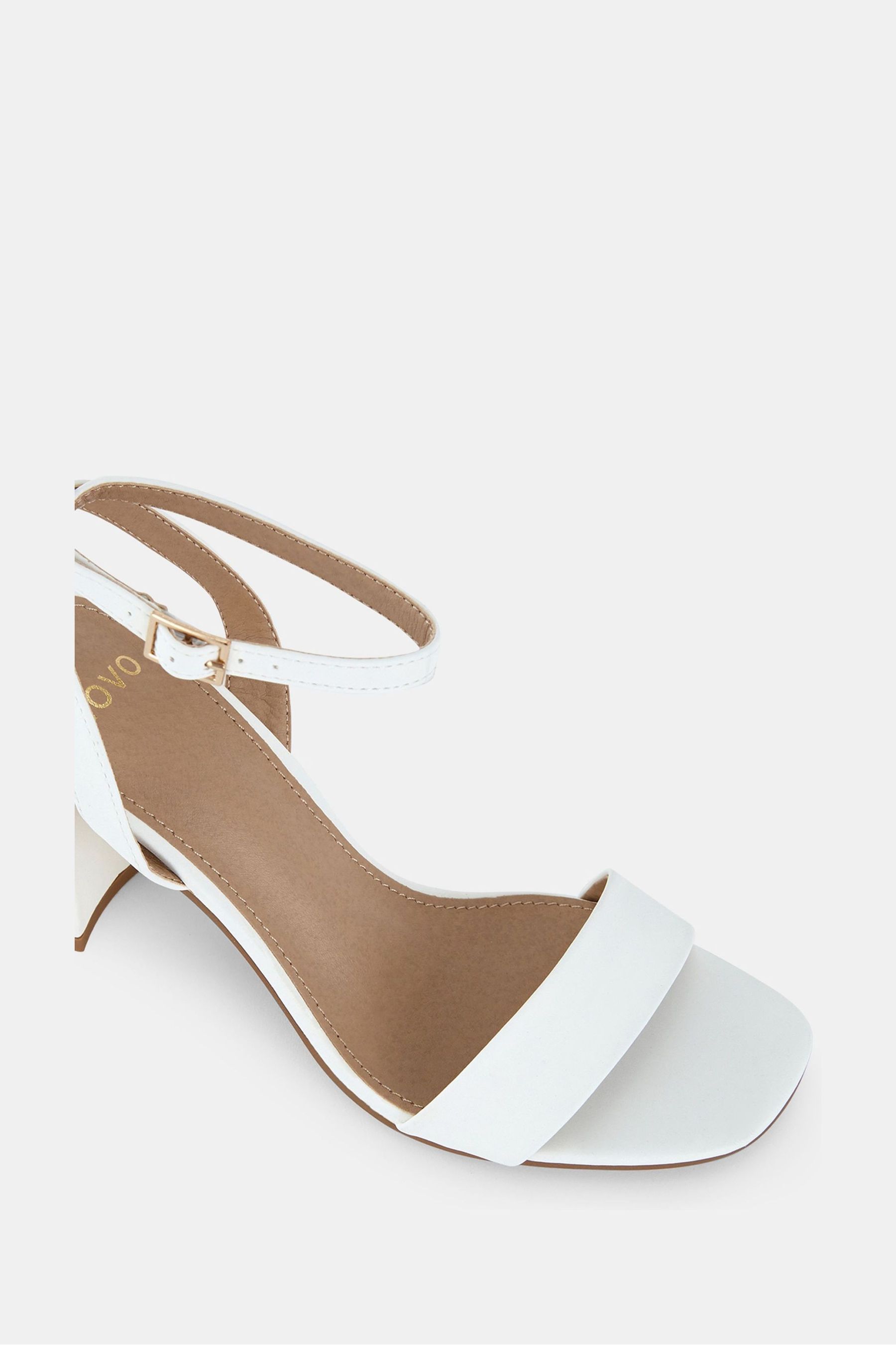 Novo Usini White Vegan Heels (Multi) main image 0