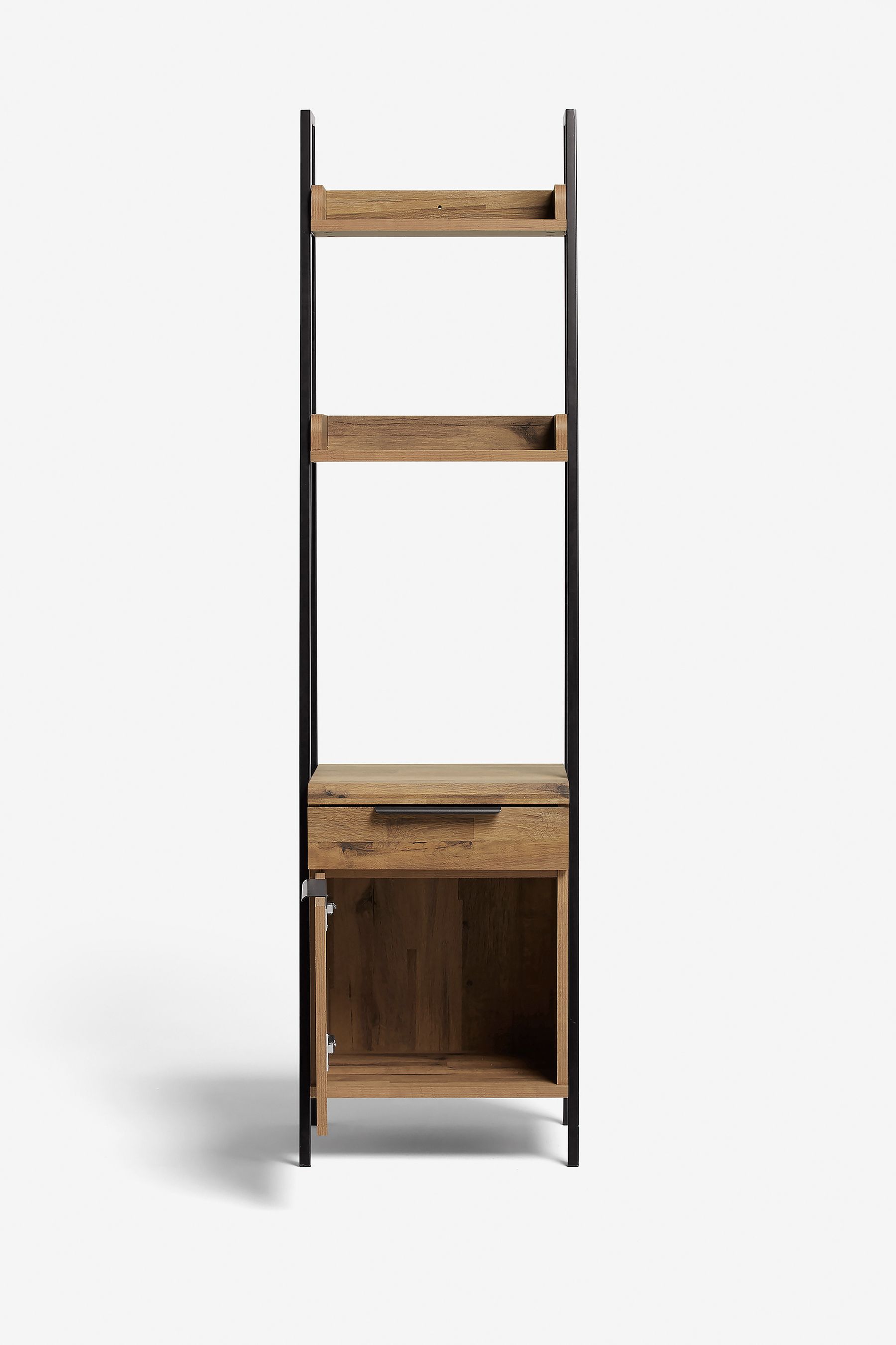 Buy Dark Bronx Oak Effect Ladder Bedside Table from the Next UK online shop
