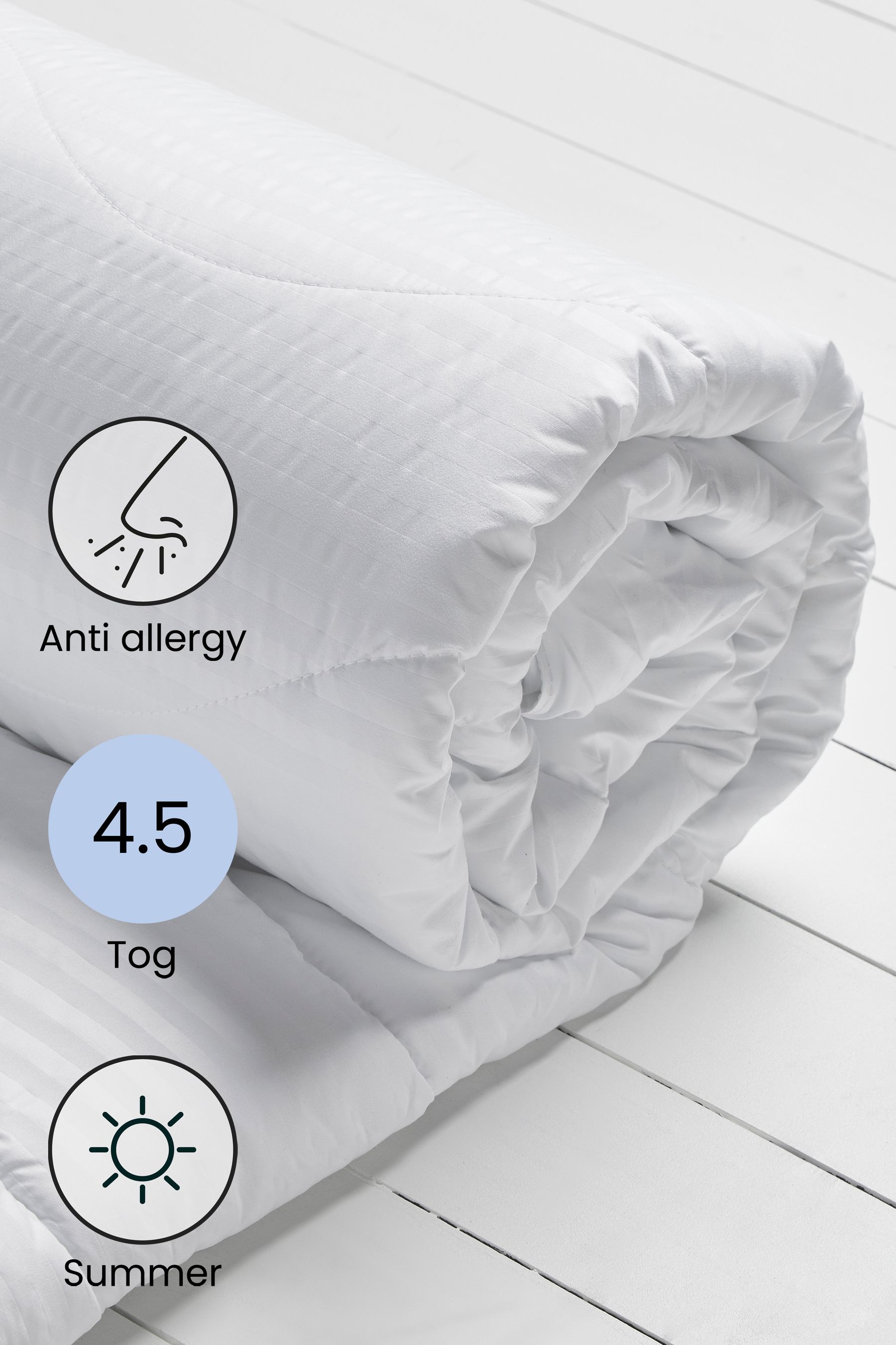 Buy Anti Allergy Duvet 4.5 Tog Treated With MicroFresh Technology from