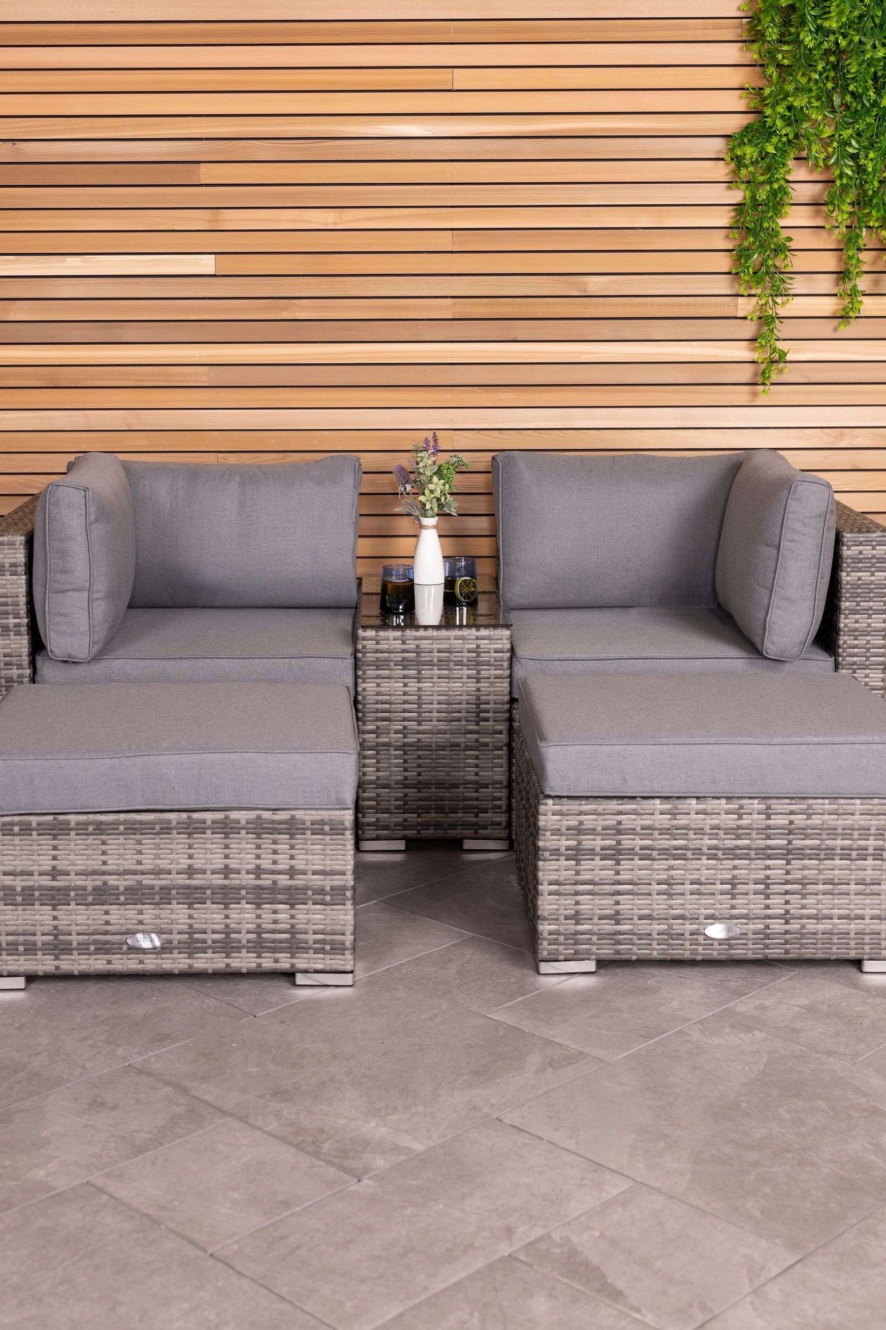 Buy Charles Bentley Grey Garden Multifunctional Contemporary Rattan