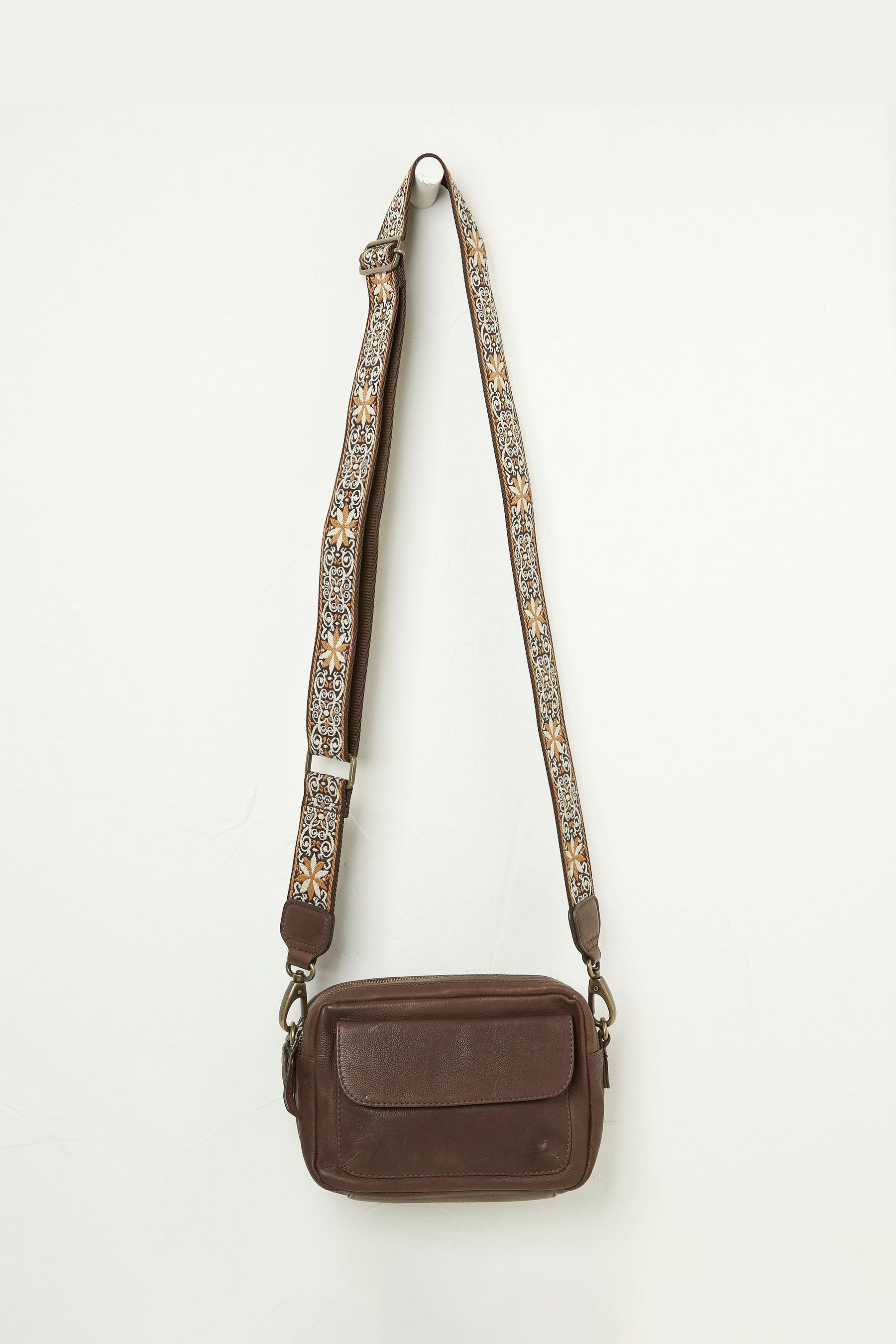 Buy FatFace Brown The Oslo Camera Crossbody Bag from Next New Zealand