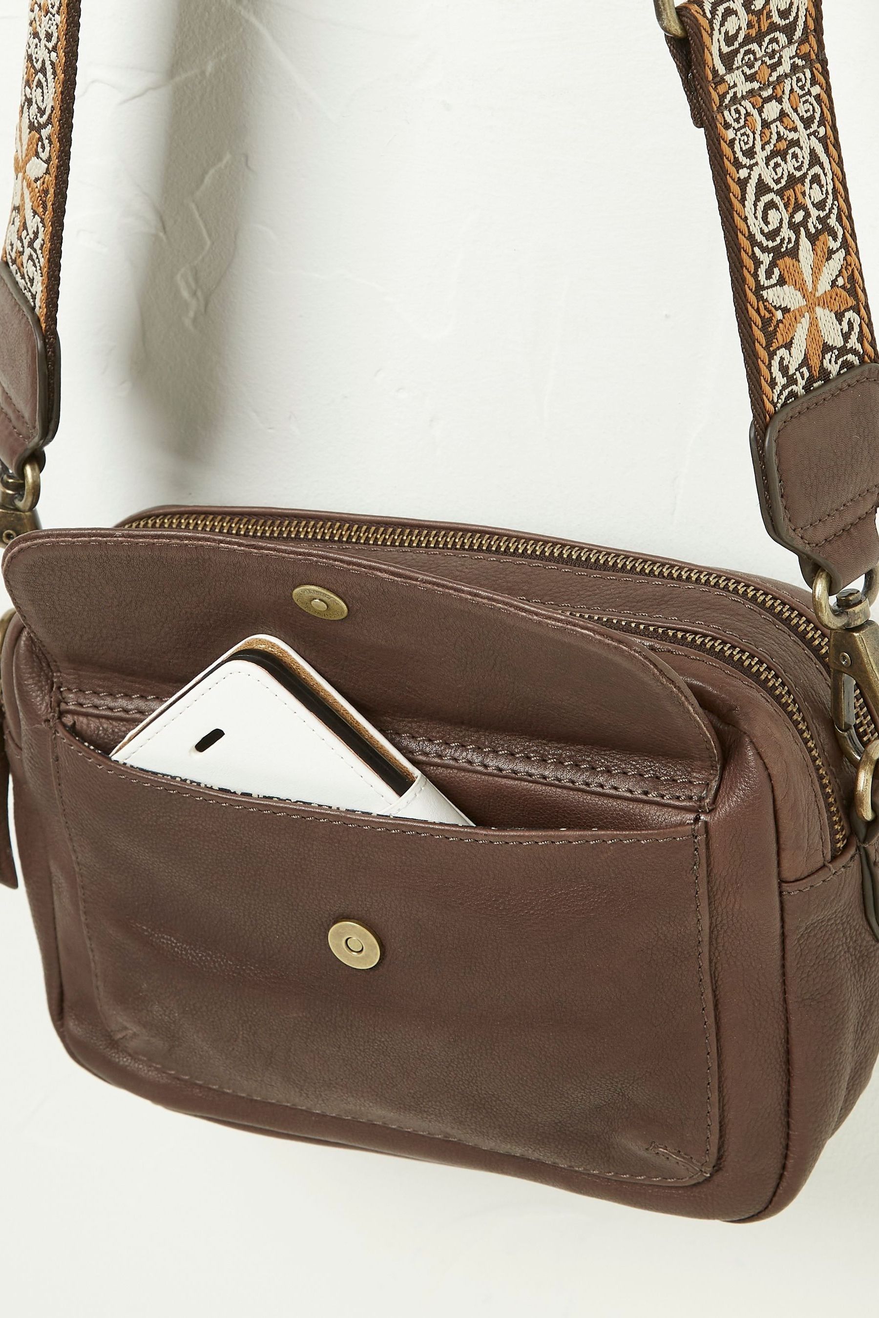 Buy FatFace Brown The Oslo Camera Crossbody Bag from Next New Zealand