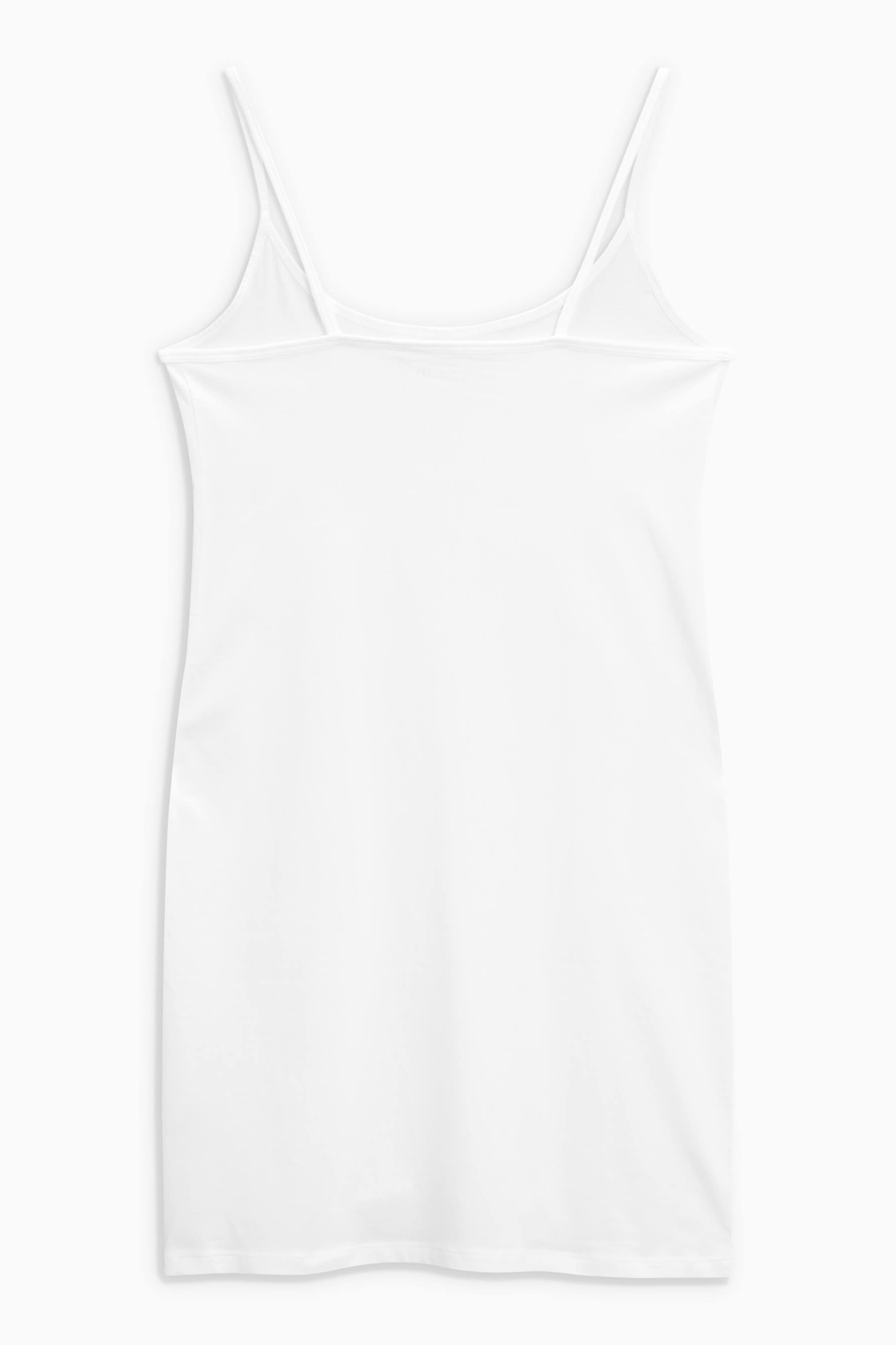 Buy White Longline Thin Strap Vest from the Next UK online shop