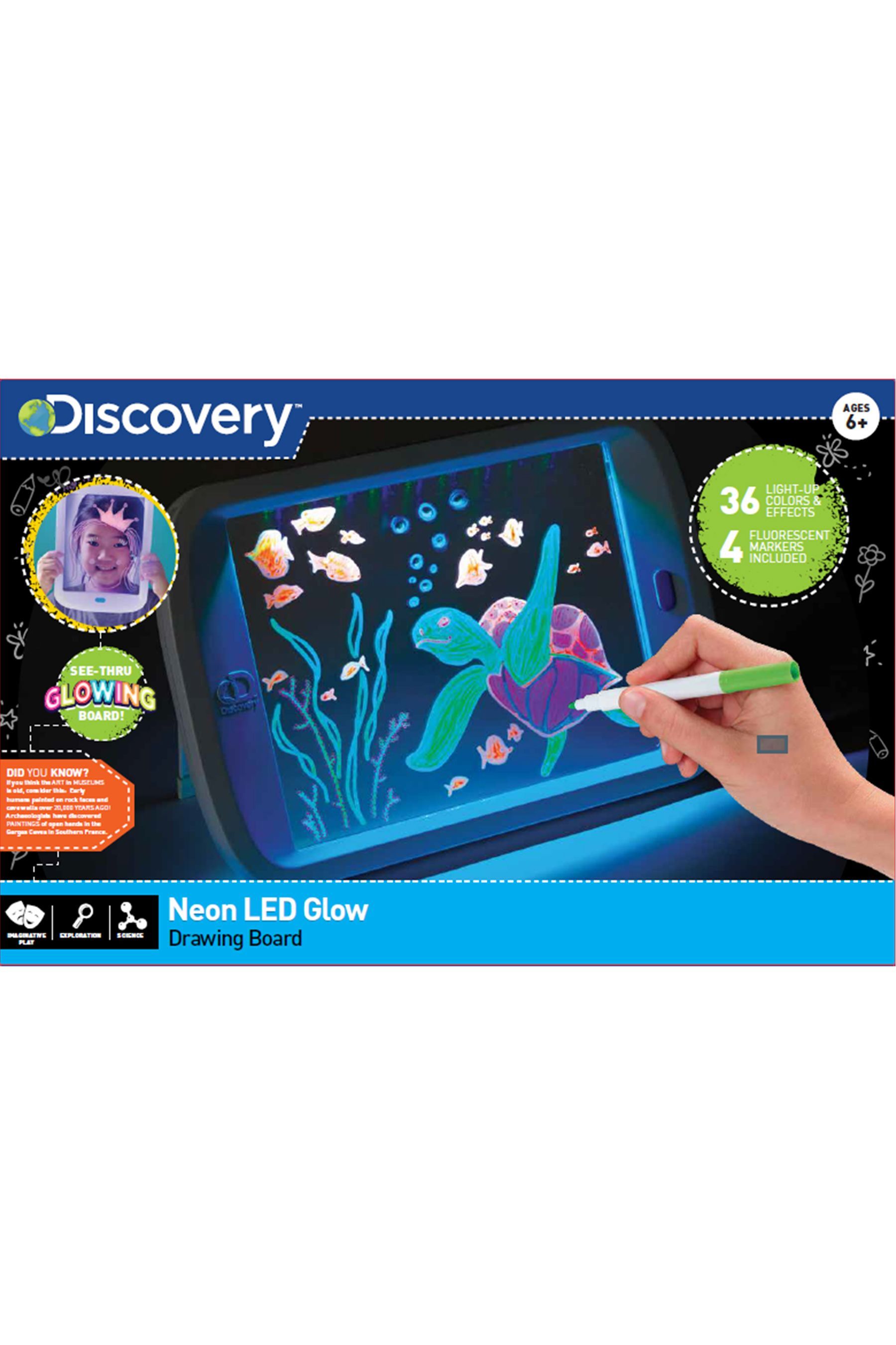 Buy Discovery Toy Drawing Light Board Neon Glow from the Next UK online