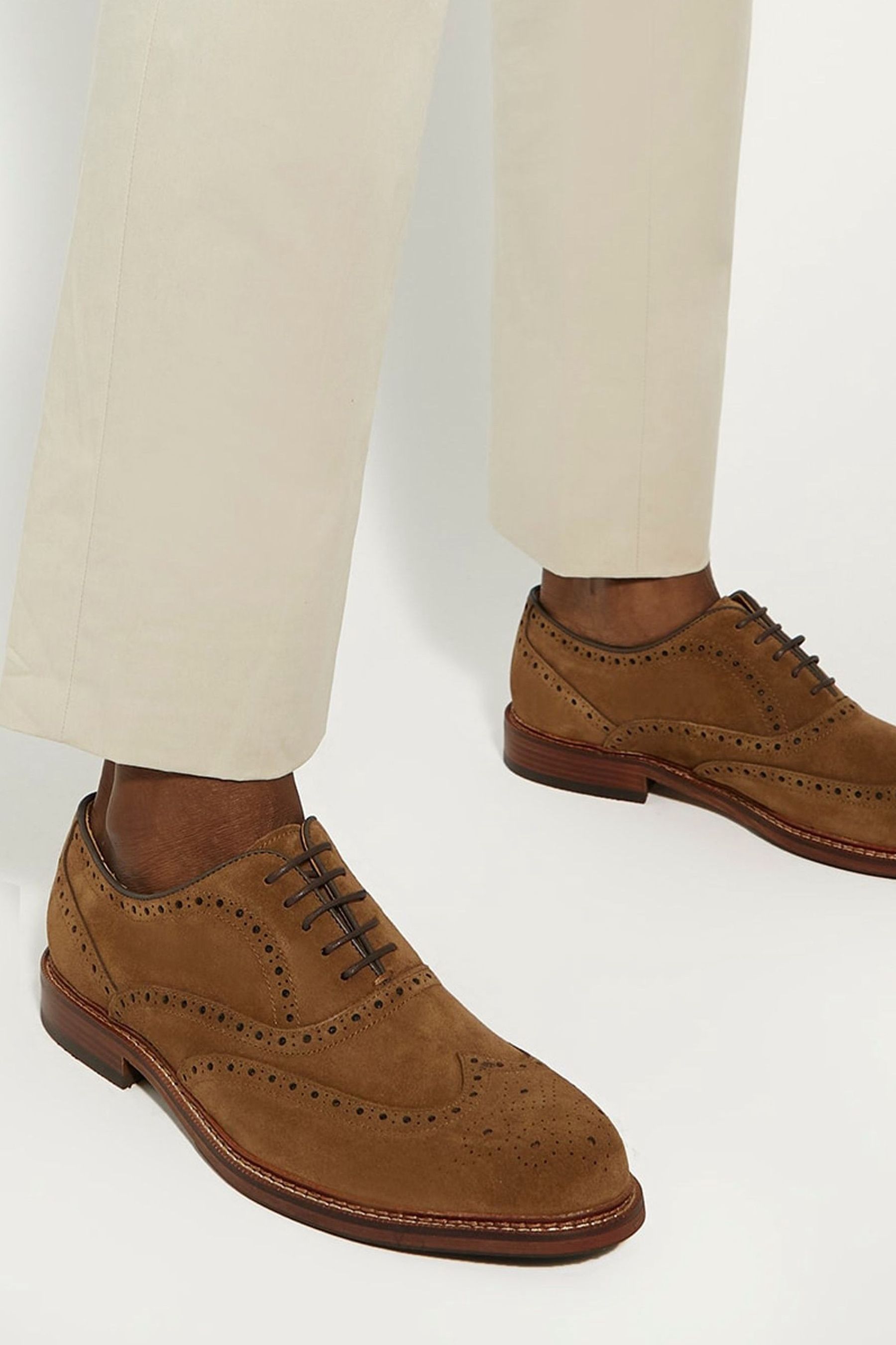 Buy Dune London Brown Chrome Solihull Oxford Brogues from the Next UK ...