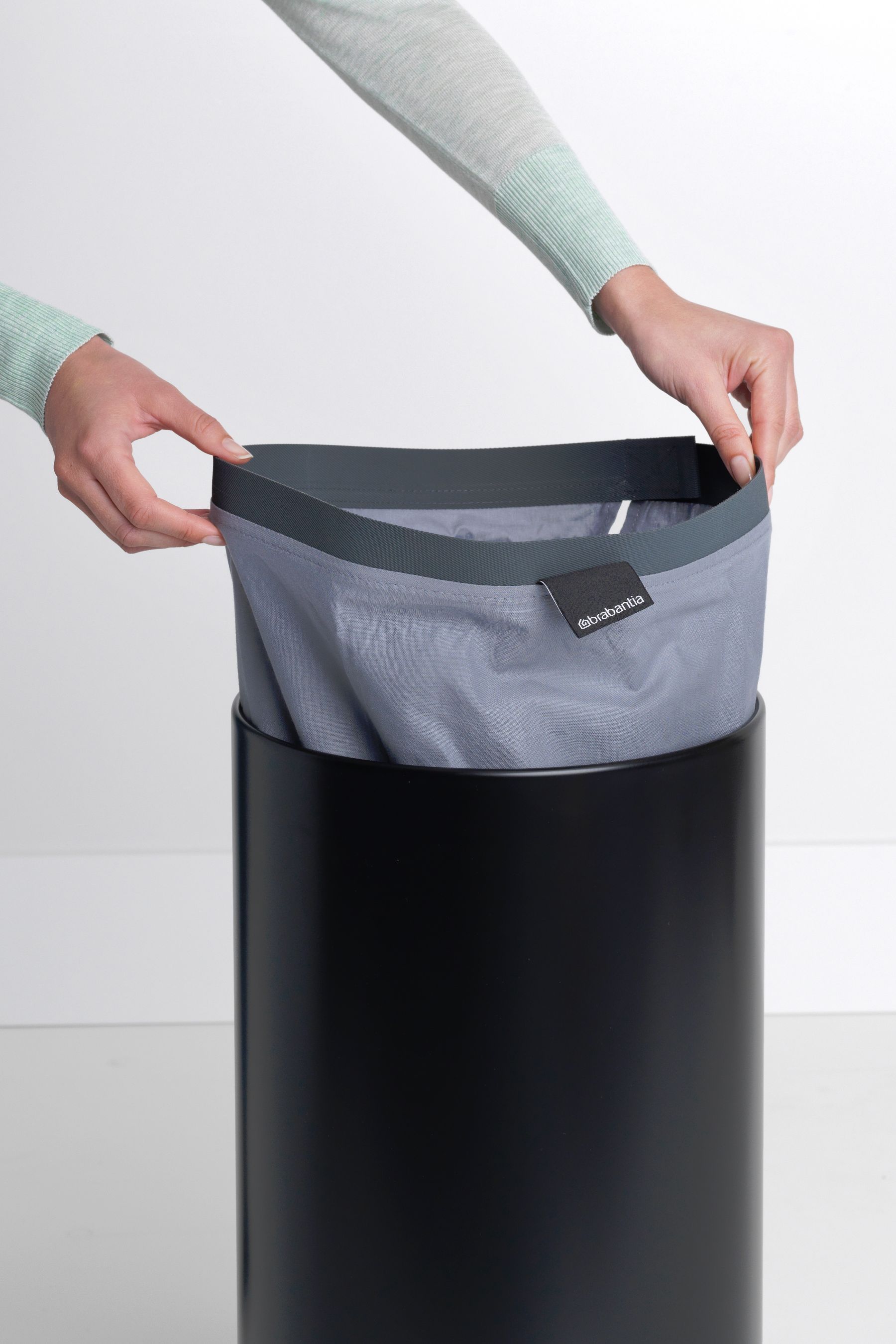 Buy Brabantia Matt Black 35L Cork Lid Laundry Bin from the Next UK