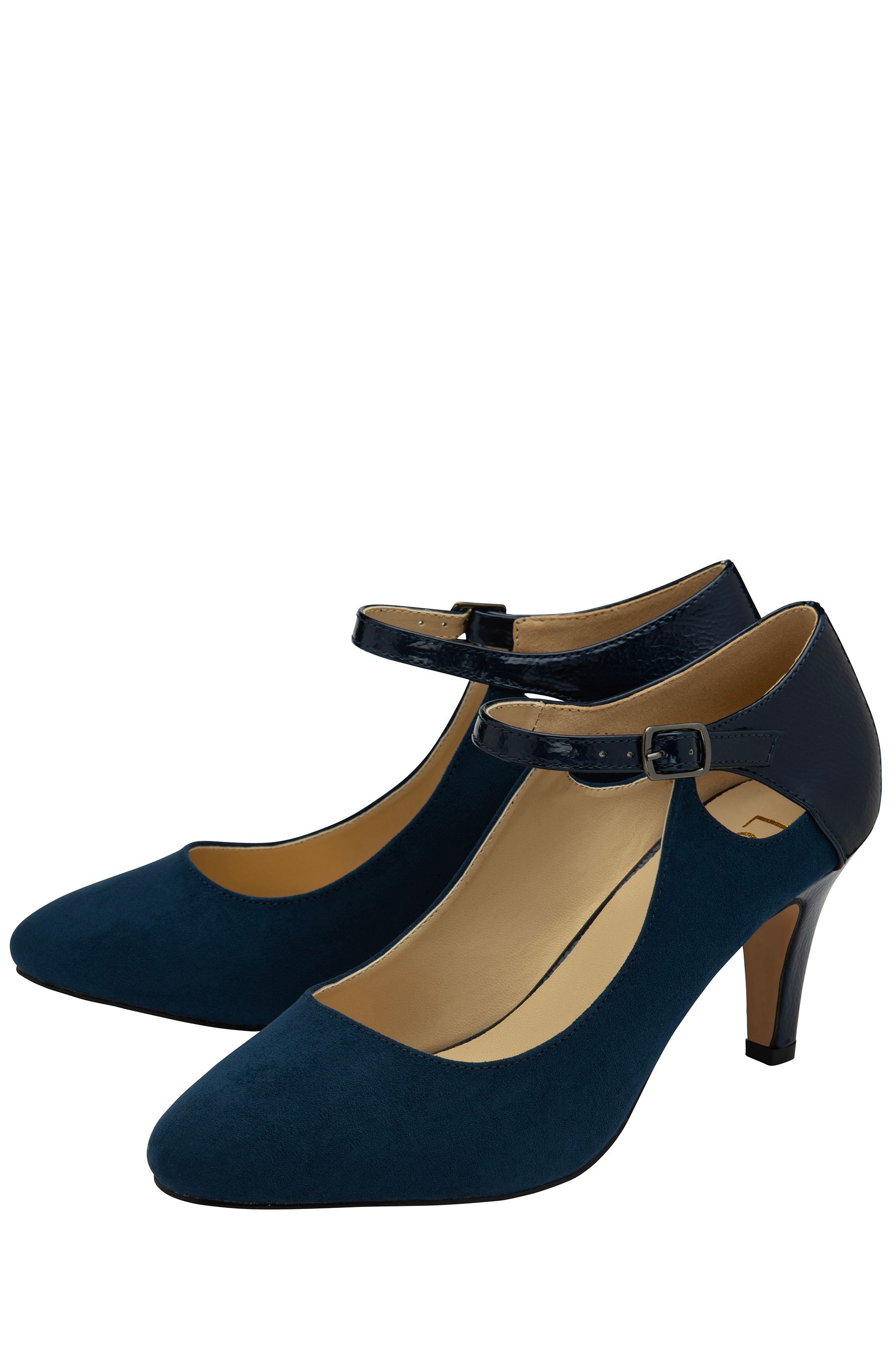 Buy Lotus Navy Blue MaryJane Shoes from the Next UK online shop