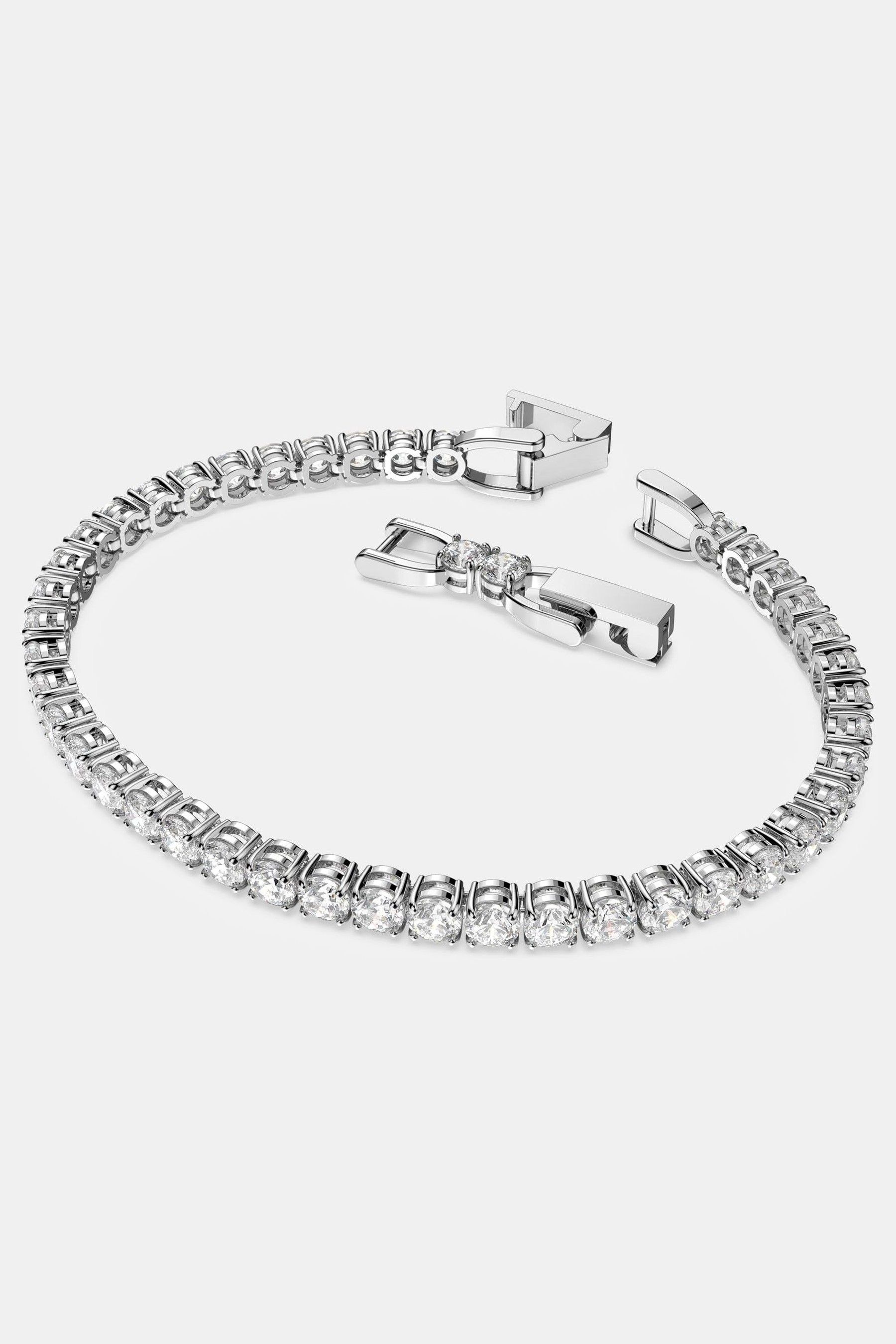 Buy Swarovski Silver Tennis Deluxe Bracelet from the Next UK online shop