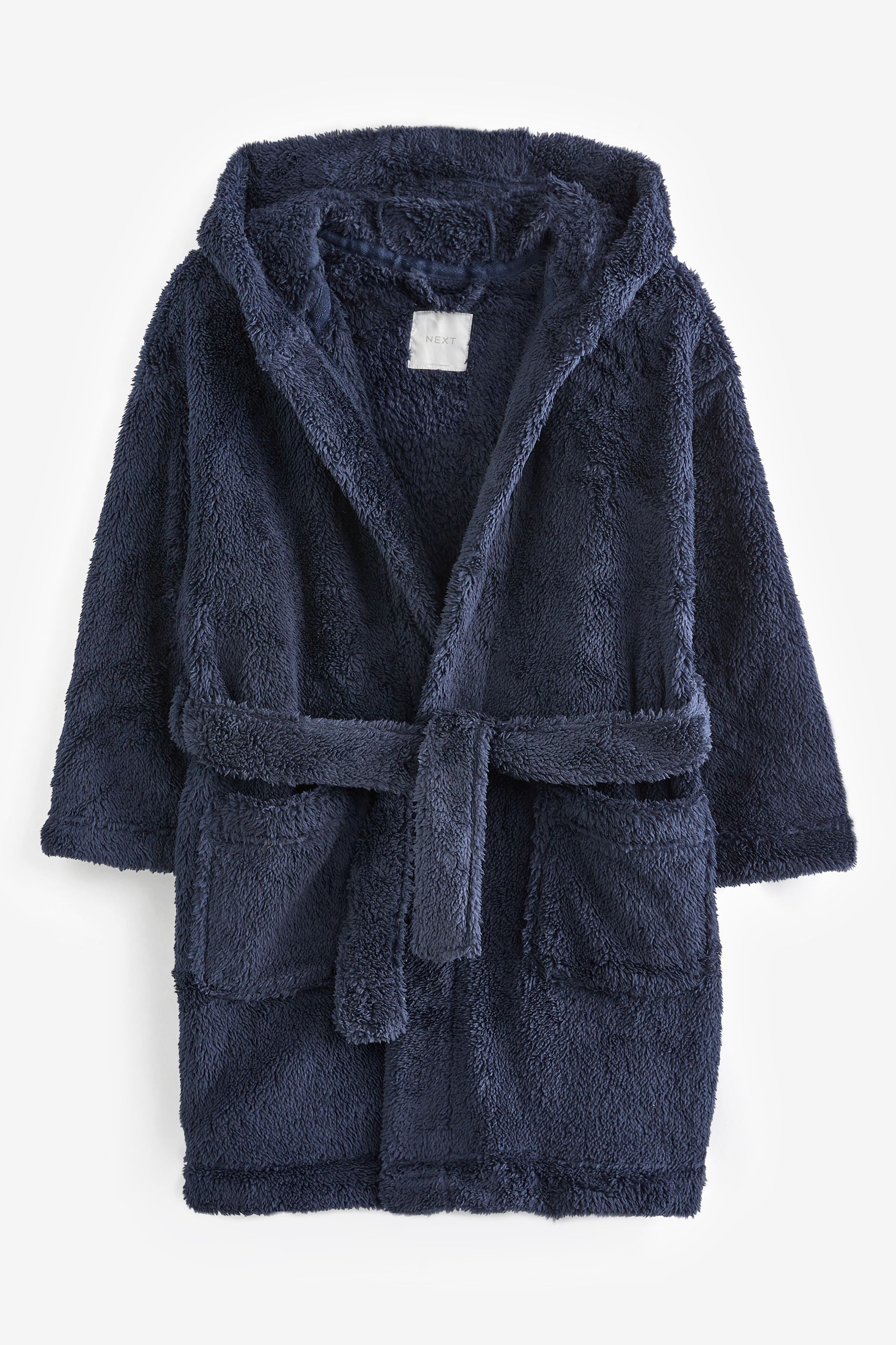 Buy Navy Blue Fleece Dressing Gown (216yrs) from the Next UK online shop