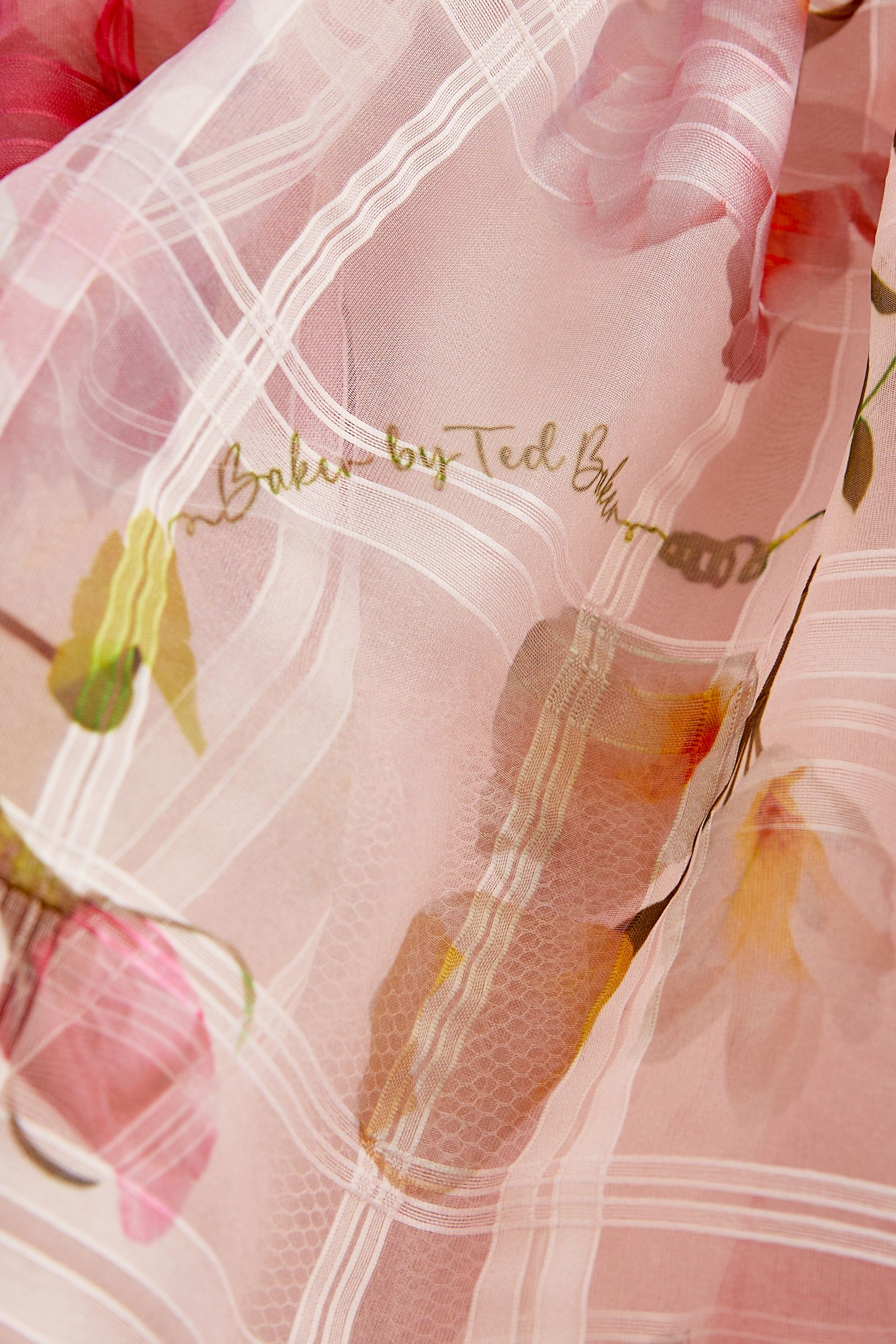 Buy Baker by Ted Baker Floral One Shoulder Burnout Dress from the Next