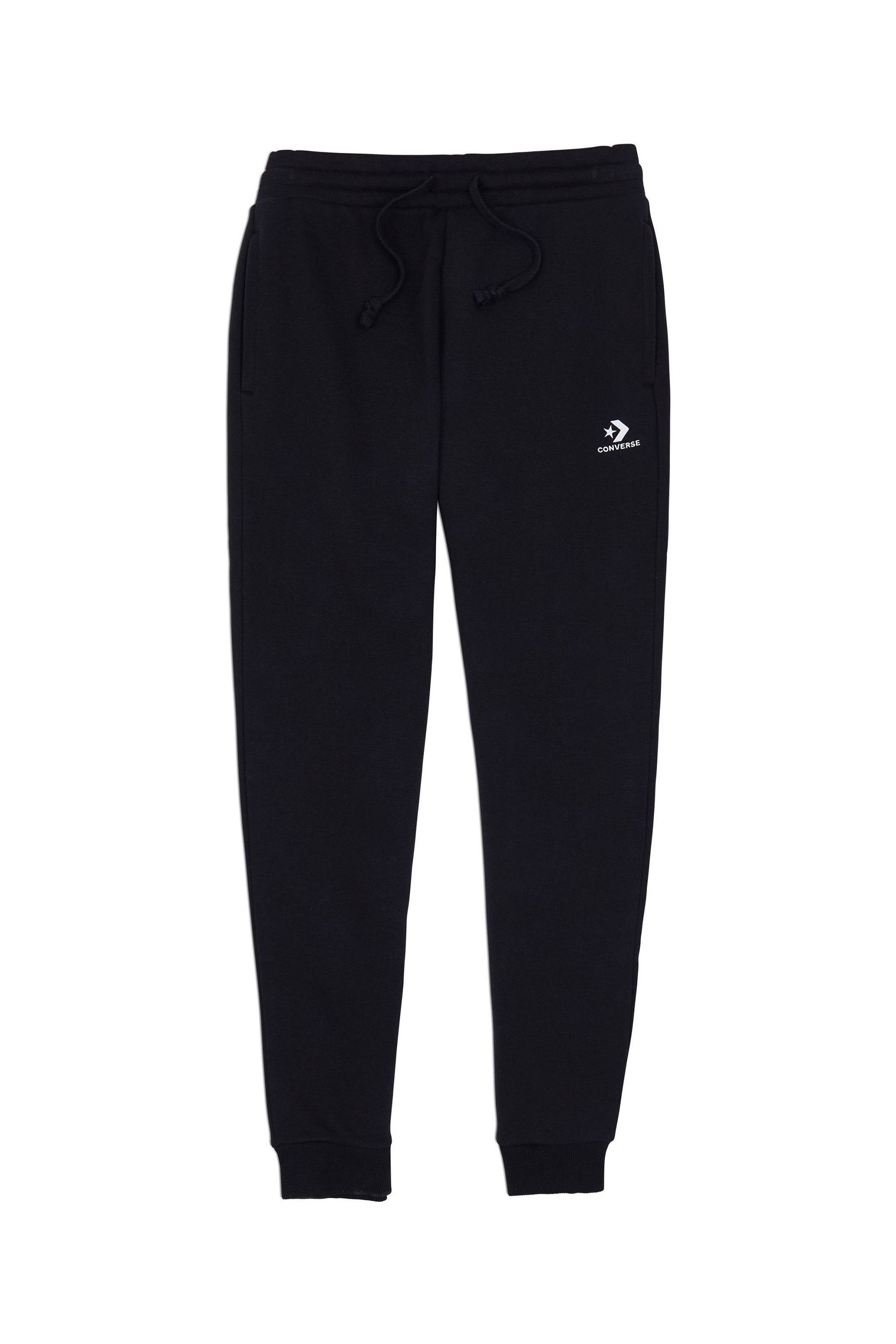 Converse Black Cotton Joggers (Workout Pants)
