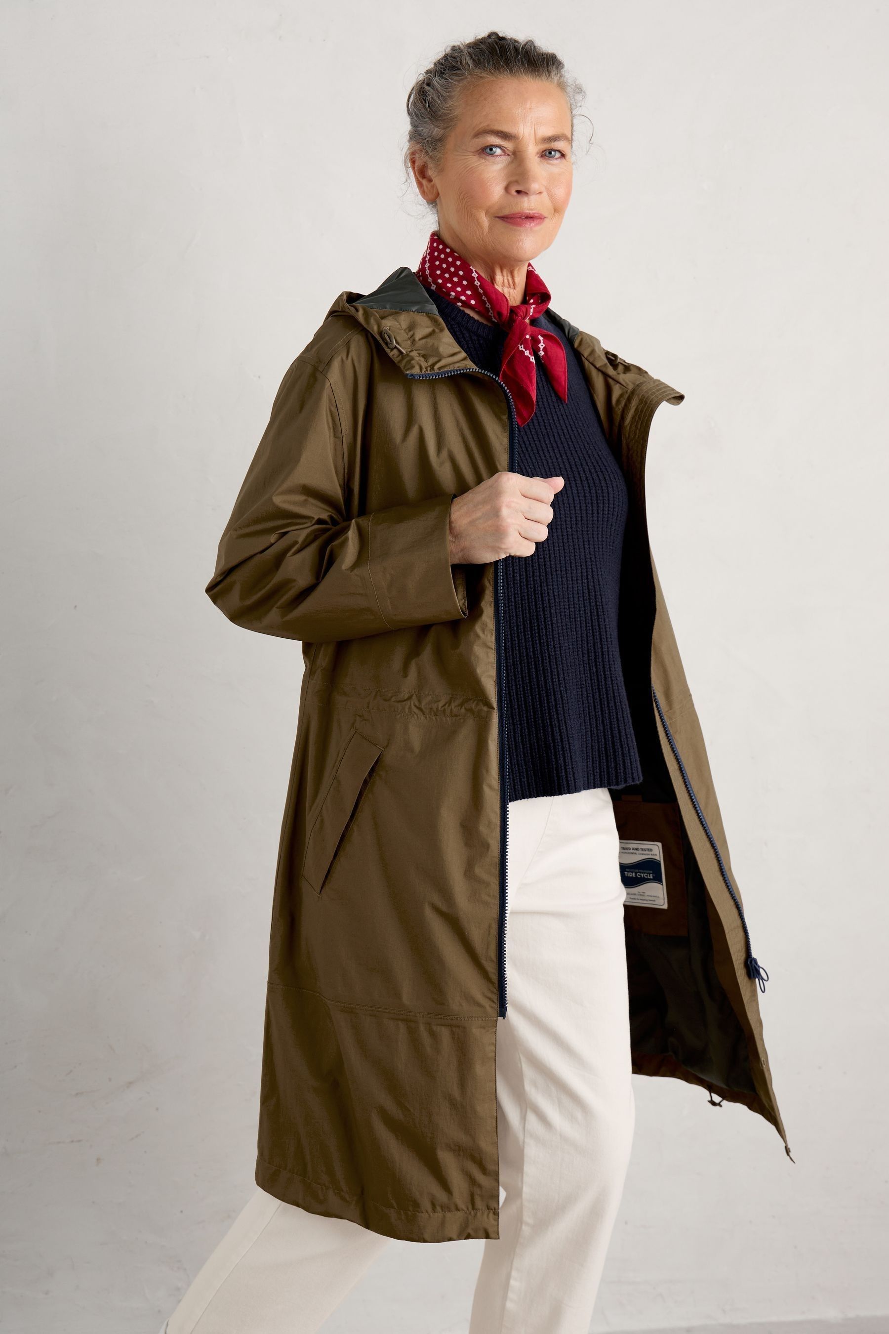 Buy Seasalt Cornwall Green Mistborne Packable Coat from the Next UK online shop