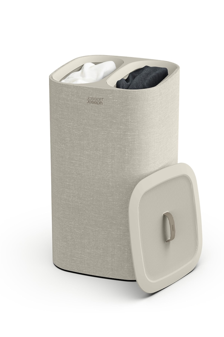 Joseph Joseph Ecru Tota 60 Litre Laundry Separation Basket - Image 1 of 1