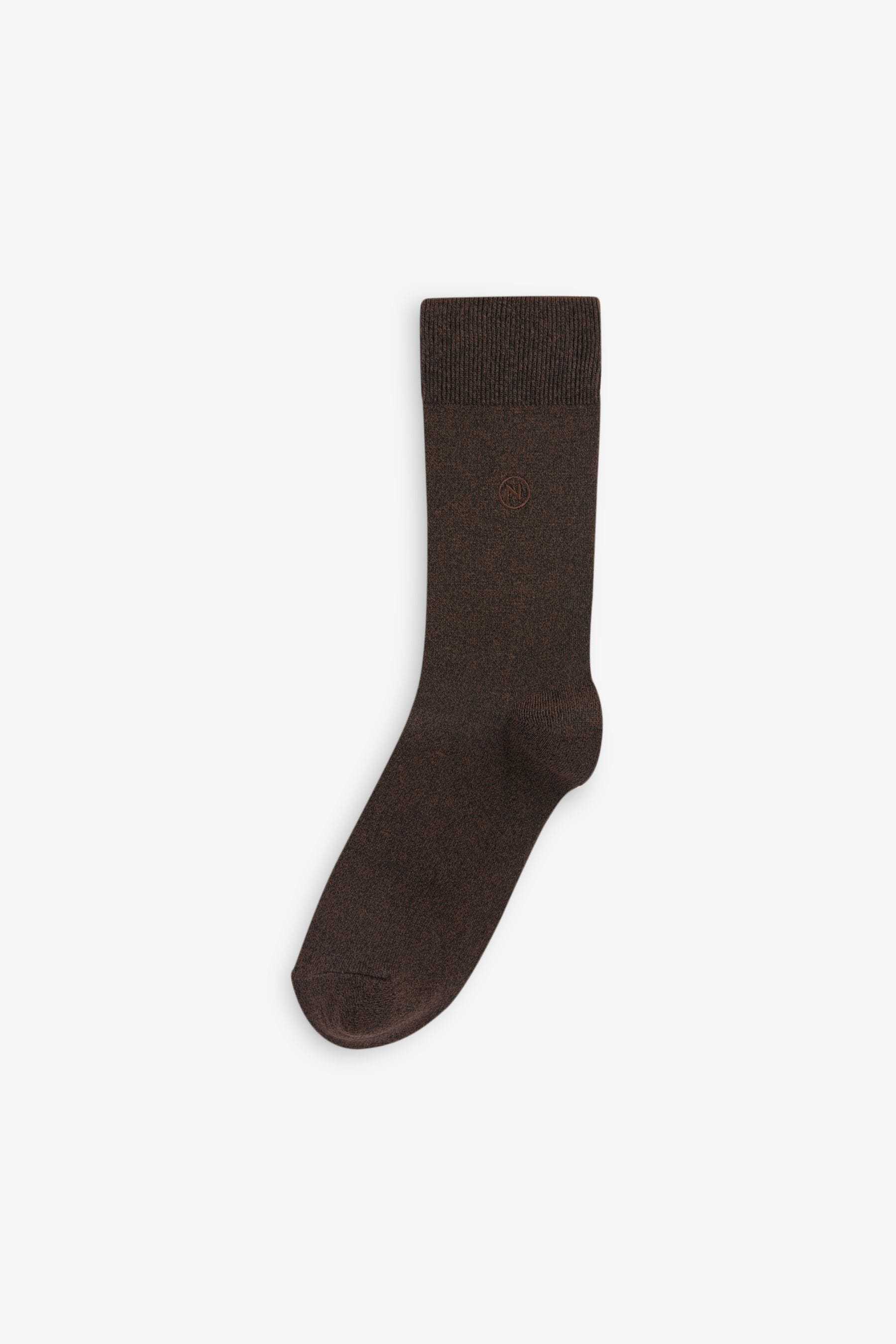 Buy Neutrals 5 Pack Embroidered Lasting Fresh Socks from Next Ireland
