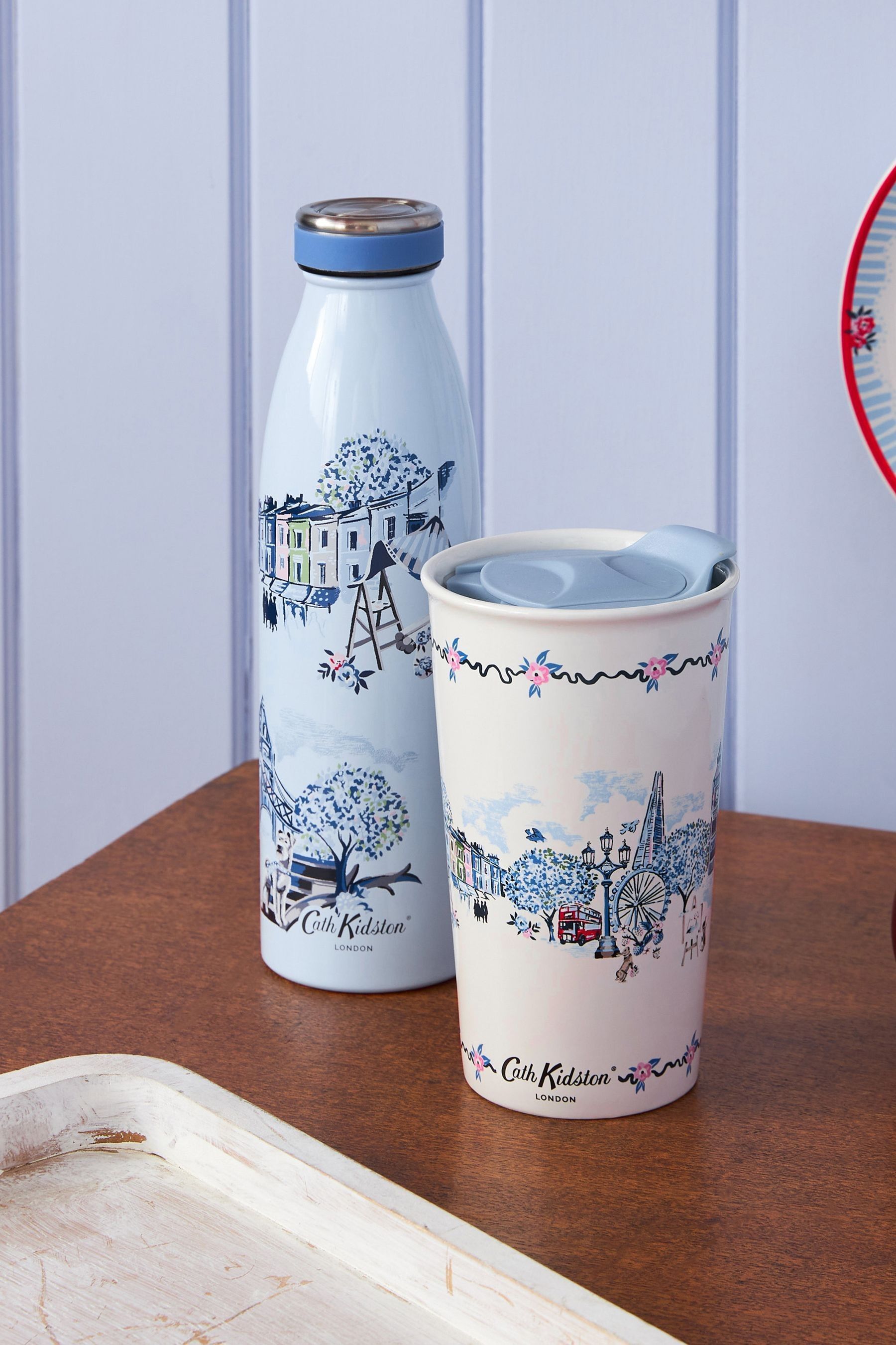 Buy Cath Kidston Blue Travel Mug & Hydration Bottle from the Next UK