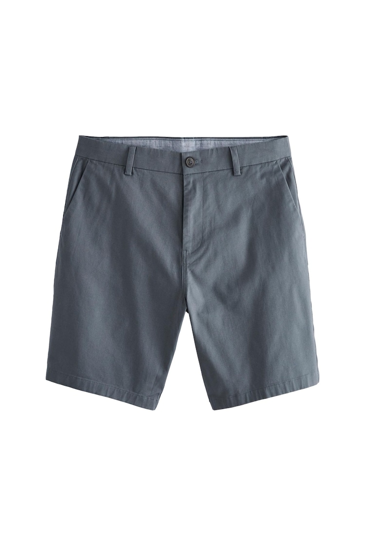 Pale Blue Straight Fit Stretch Chinos Shorts - Image 1 of 1