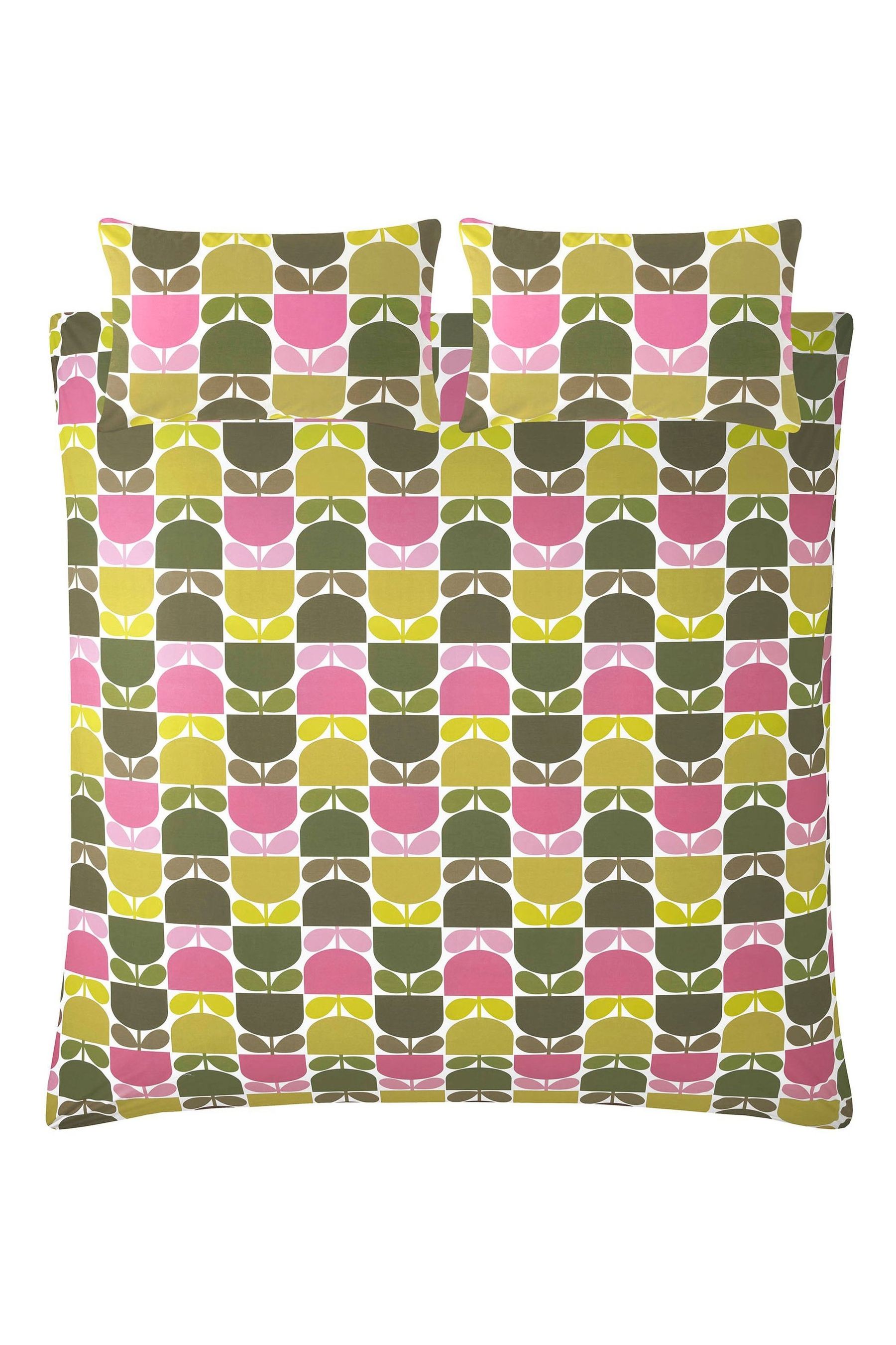 Buy Orla Kiely Green Multi Block Stem Duvet Cover and Pillowcase Set from the Next UK online shop