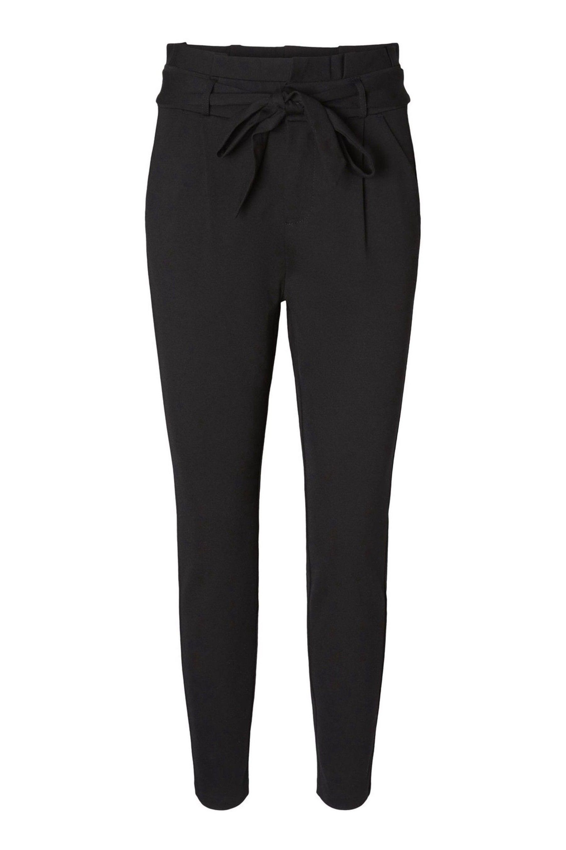 Buy VERO MODA Black High Waisted Paperbag Trousers from the Next UK